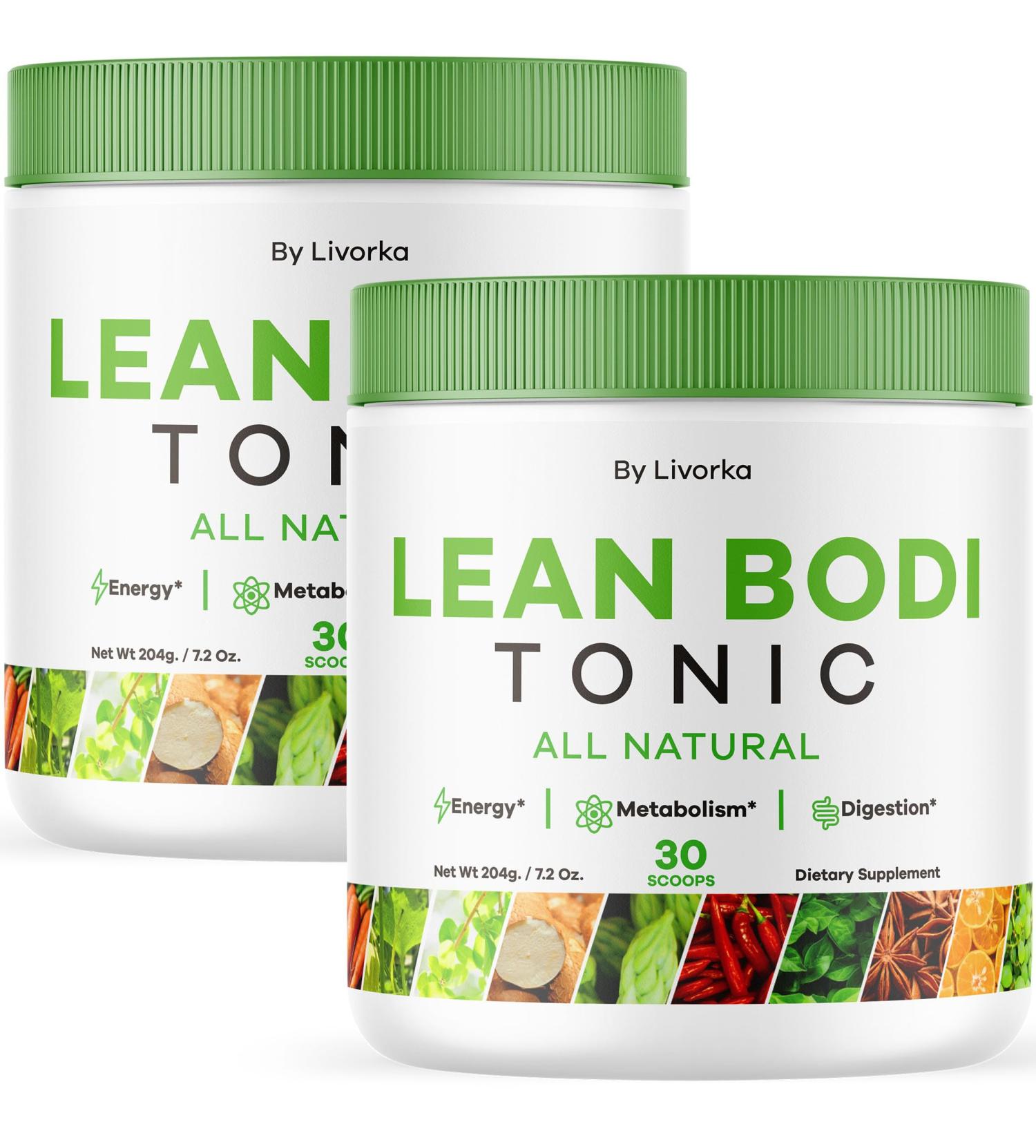 (2 Pack) Lean Body Tonic Powder Lean Body Tonic LeanBody Powder LeanBodyTonic Lean Body Powder Lean Body Tonic Powder Advanced Formula Lean Body Powder All Natural 60 Servings for 2 Months - Buy Online on GoSupps.com
