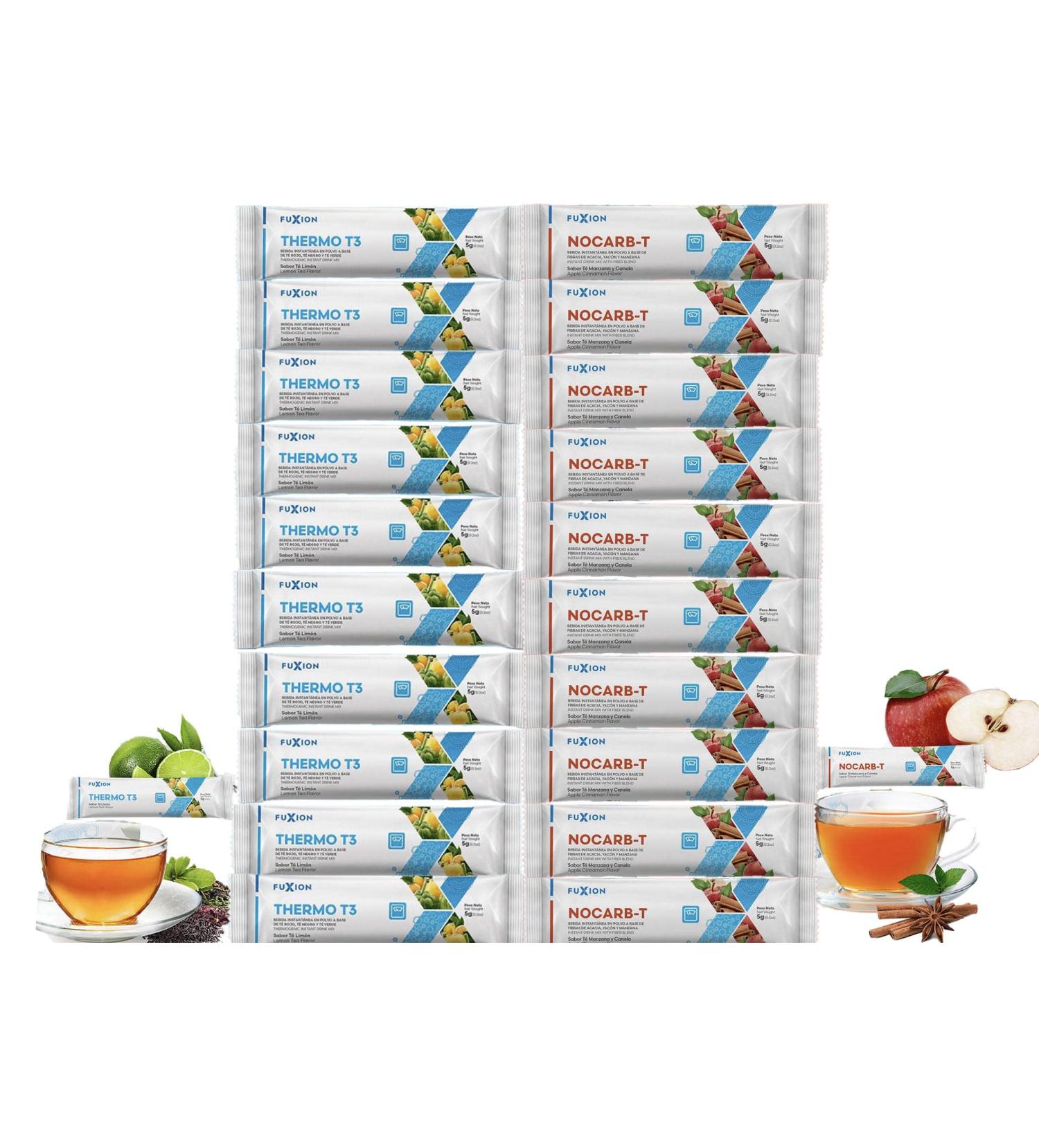 Fuxion Thermo T3 & Nocarb-T (20 Sachets) - Powerful Weight Loss and Energy Boosting Combo - Buy Online on GoSupps.com