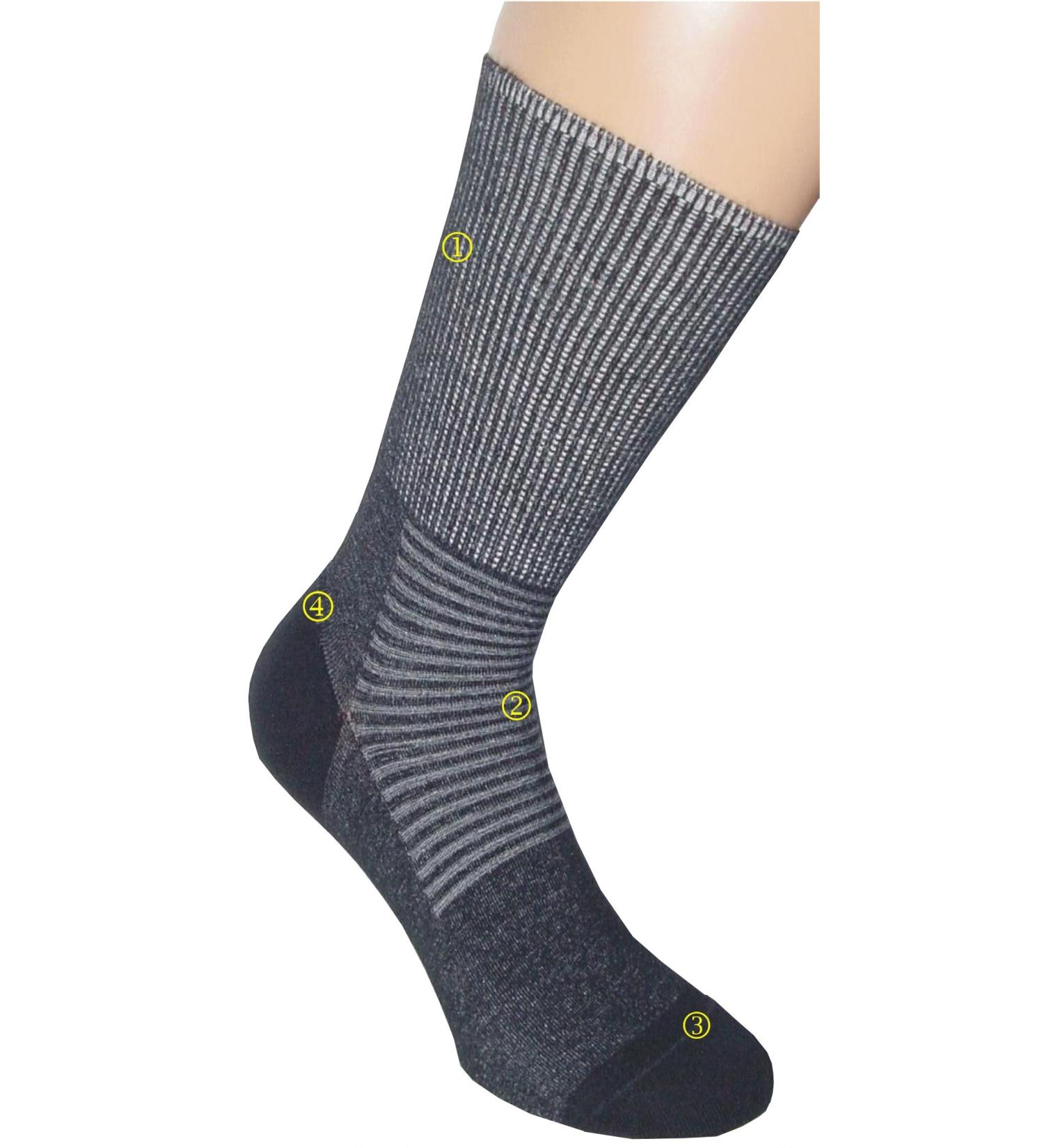 Diabetic Socks with Nostatex Silver - Size 46-47 Navy | Comfortable & Supportive - Buy Online on GoSupps.com