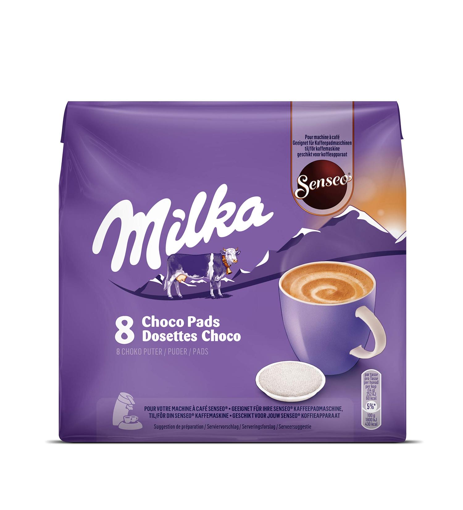  Senseo Senseo Senseo Milka Chocolate 80 Pods (Pack of 10 x 8) Purple 8 Count (Pack of 10) - Buy Online on GoSupps.com