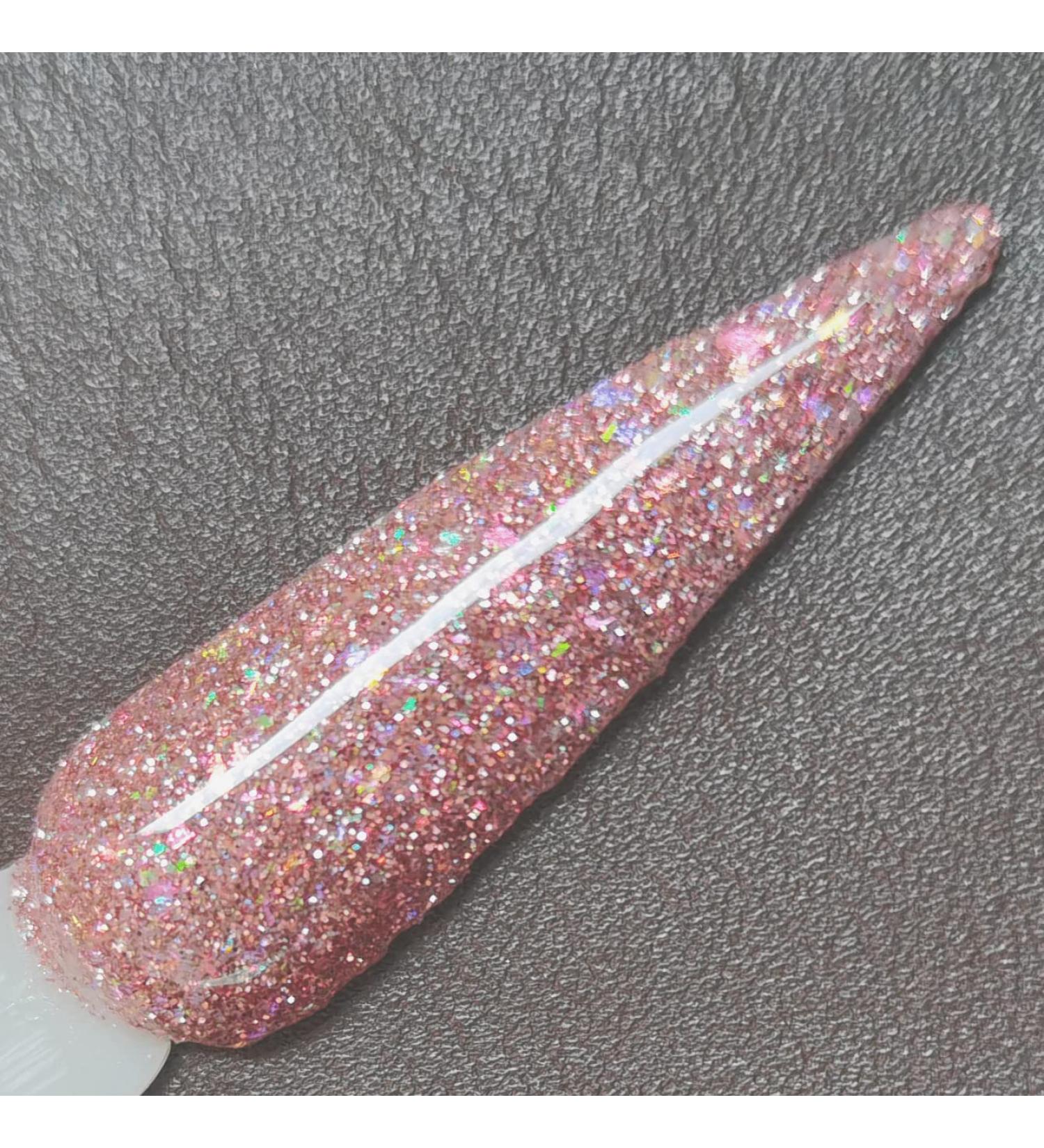 Salon Quality Holographic Rose Gold Glitter Nail Dip Powder 1OZ | Rosy Pink Sparkle Glitters | Opal Foils | Ultra Fine, Thin & Light | Easy to Use | HP001 - Buy Online on GoSupps.com