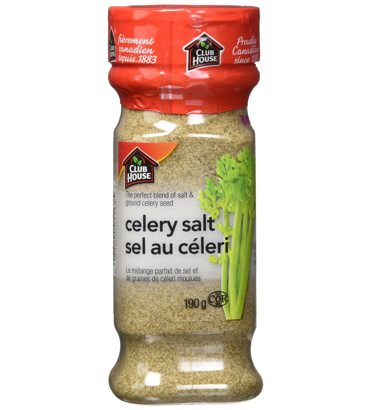 Club House Quality Natural Herbs & Spices Celery Salt 190g - Buy Online on GoSupps.com