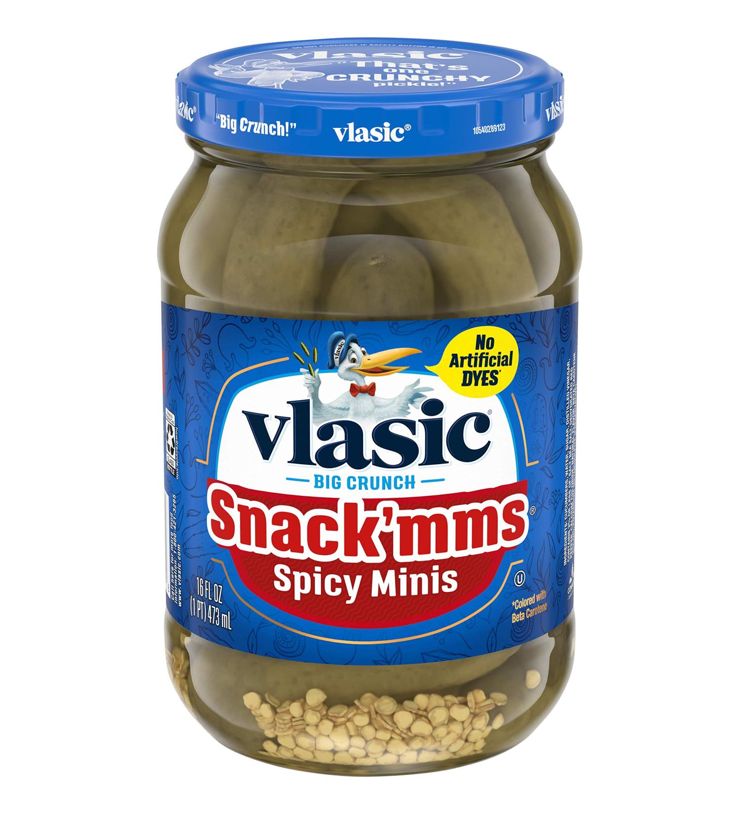 Vlasic Snack'mms Spicy Minis Pickles 16 oz Mini Pickles, 6-Pack - Buy Online on GoSupps.com