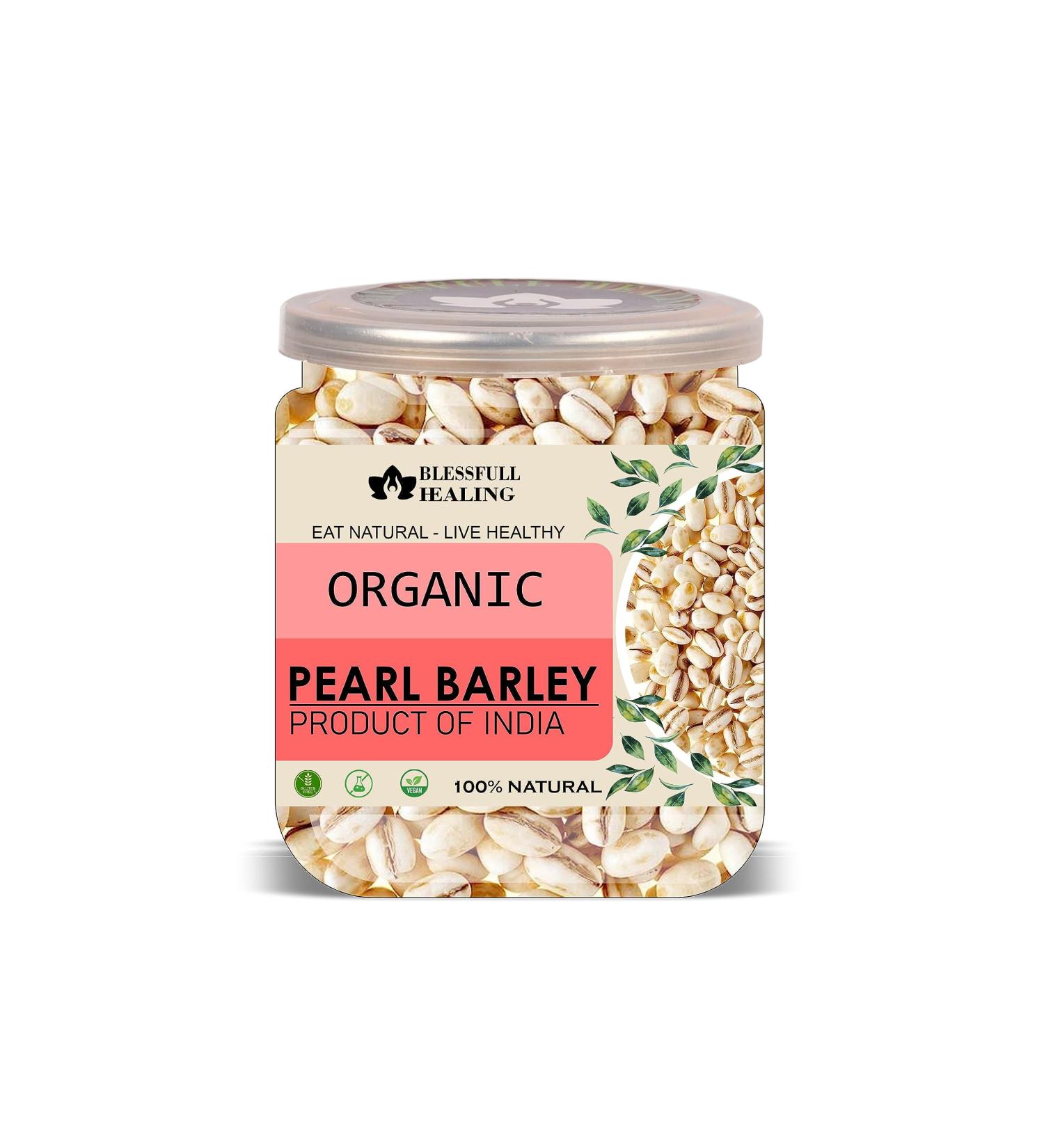 Blessfull Healing Organice Pearl Barley 2 lb (907 Gram) - Buy Online on GoSupps.com