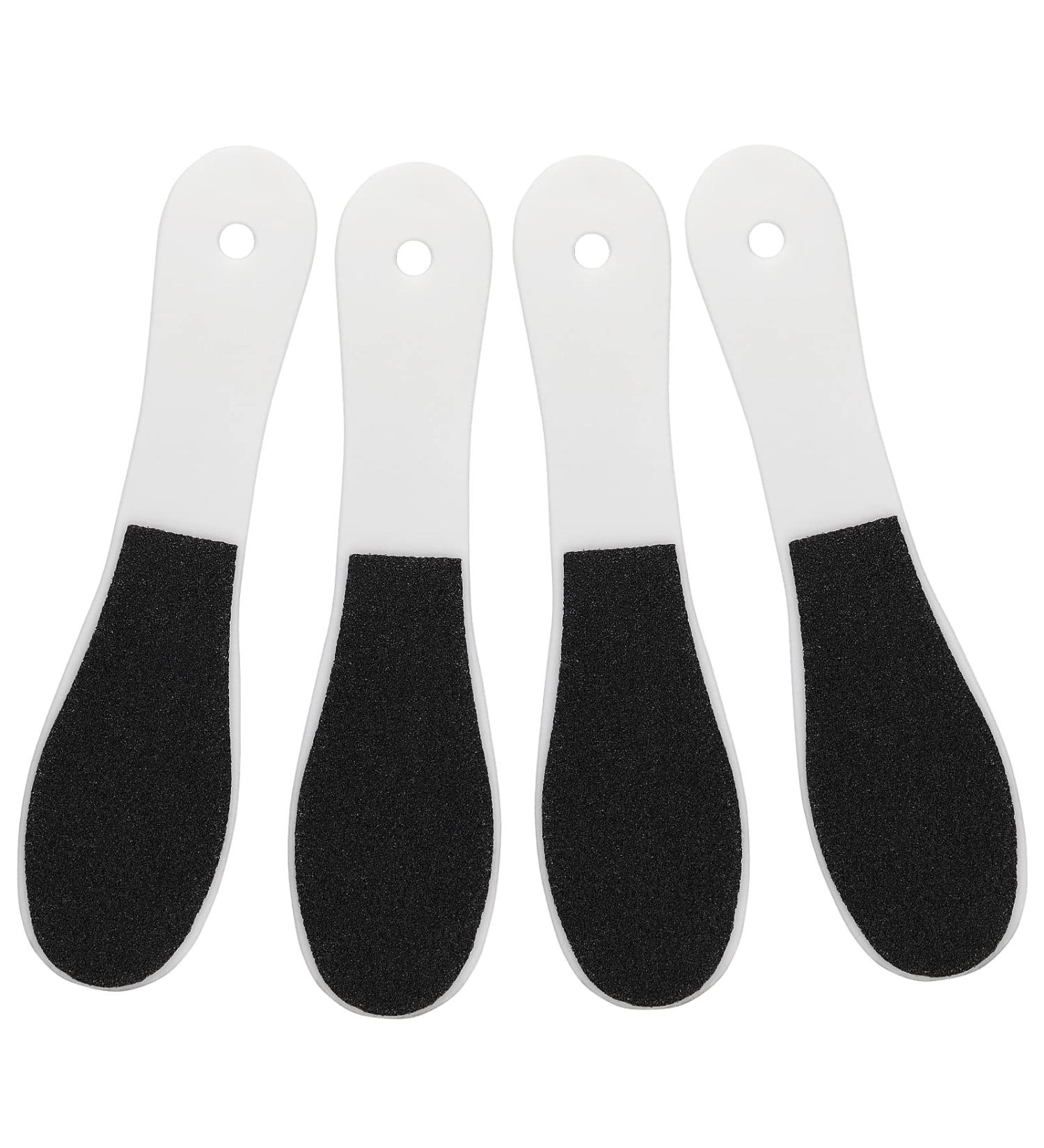 WLLHYF 4-Piece Pedicure Foot File Set - Double Sided Callus Remover & Scrubber for Dead Skin and Cracked Feet - Professional Foot Care Tool for Women and Men - Buy Online on GoSupps.com