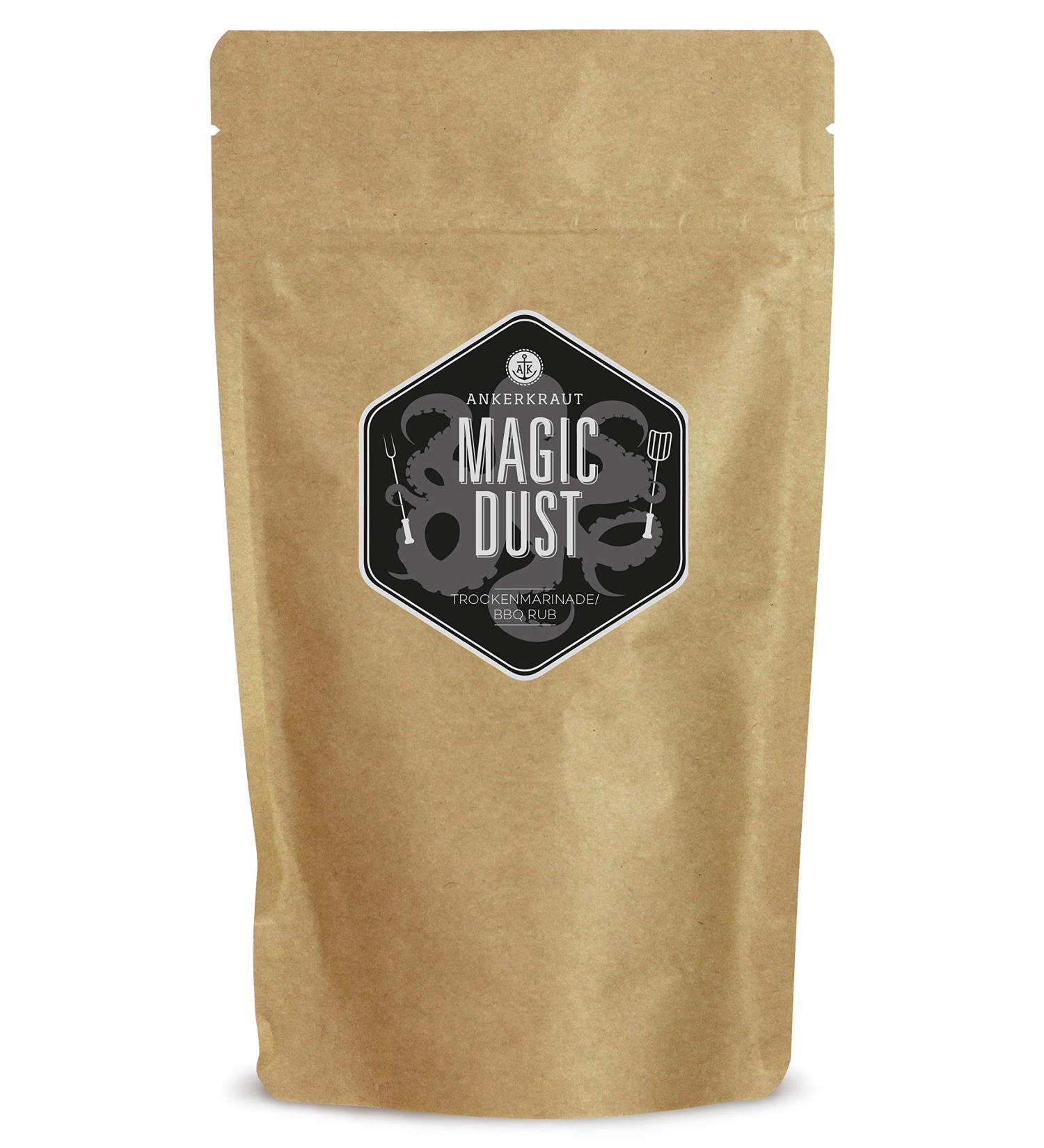 Ankerkraut Magic Dust BBQ Rub - Premium Spice Mix for Grilling & Marinating Meat | 250g Aroma Density Refill Bag | International Shipping - Buy Online on GoSupps.com