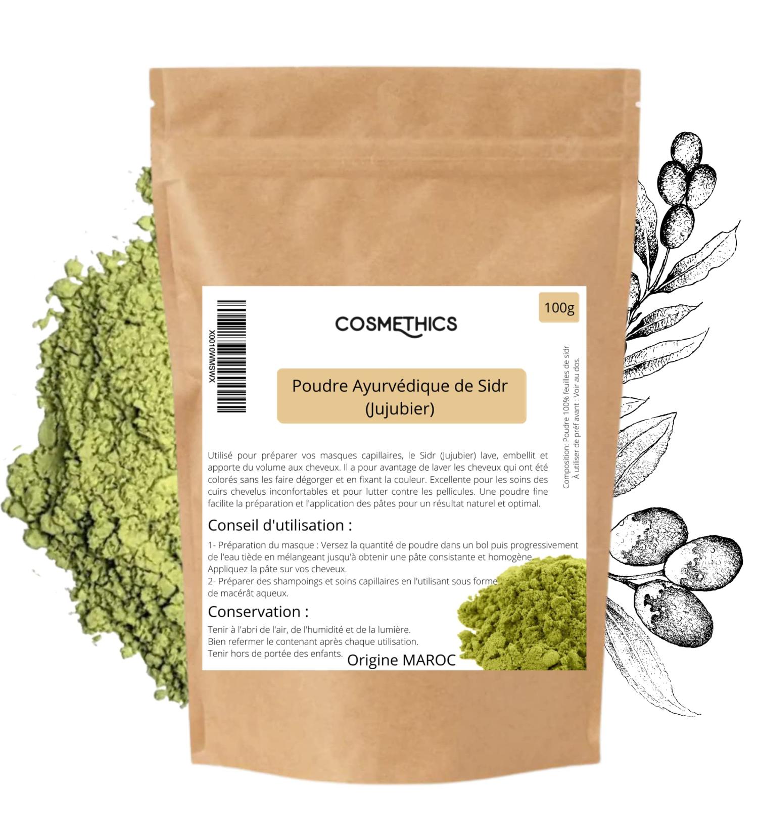 100% Natural Ayurveda Powder from SIDR (Jujube) 100g | Cosmethics | Enhance Volume & Shine for Scalp - Buy Online on GoSupps.com