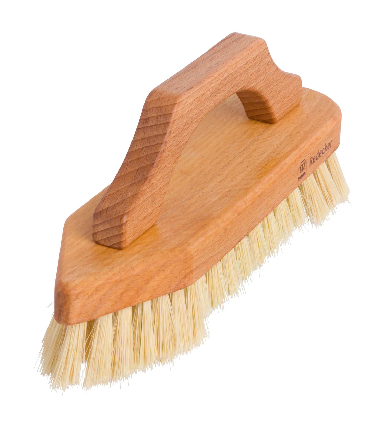 Redecker Scratch Brush with Ironing Handle - Eco-Friendly Cleaning Tool for Easy Maintenance | Buy Internationally - Buy Online on GoSupps.com