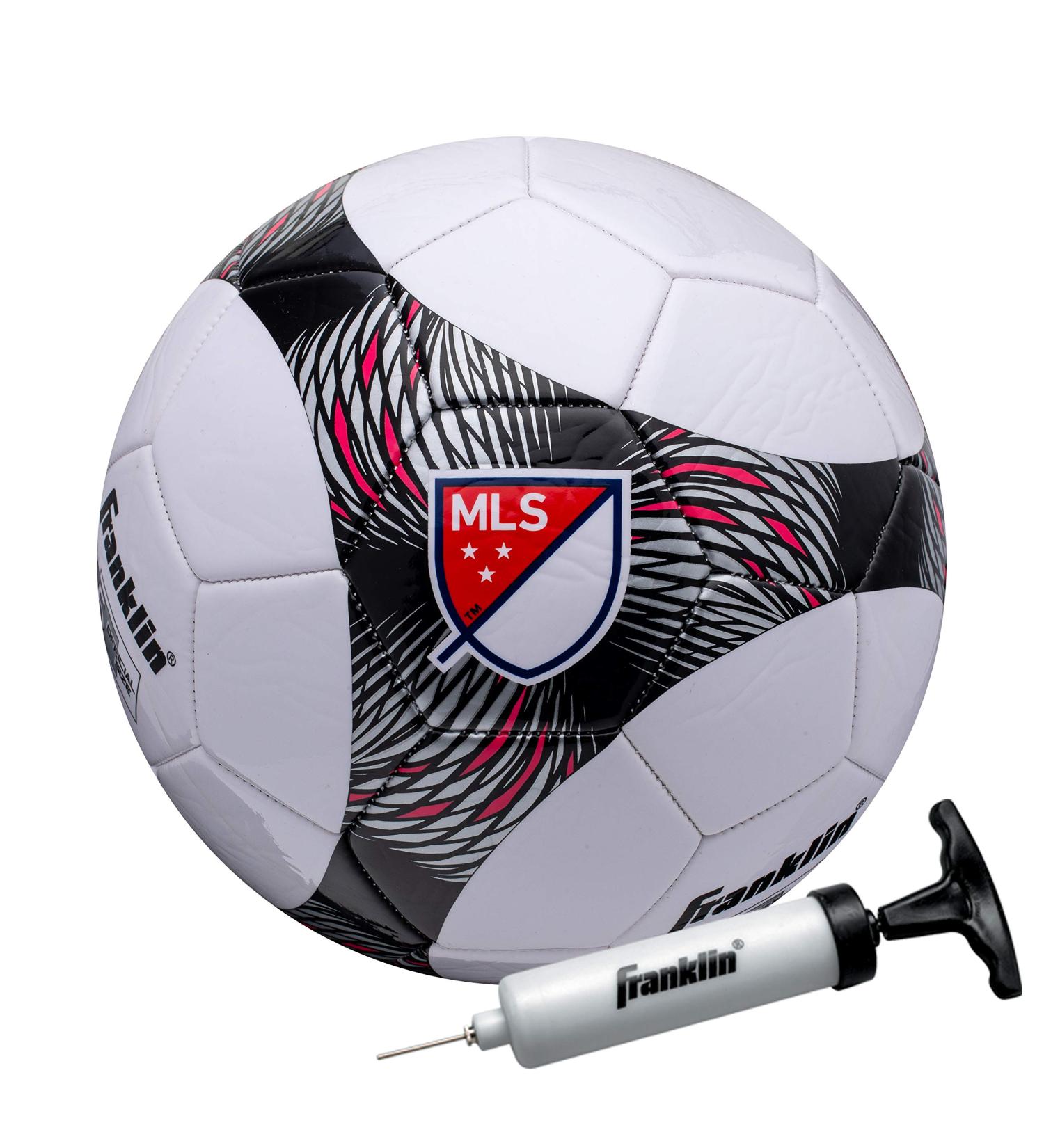 Franklin Sports MLS Pro Vent Kids Soccer Ball - Size 3 Youth Soccer Ball - Soft Cover - Great for Kids and Toddlers - Air Pump Included - Buy Online on GoSupps.com