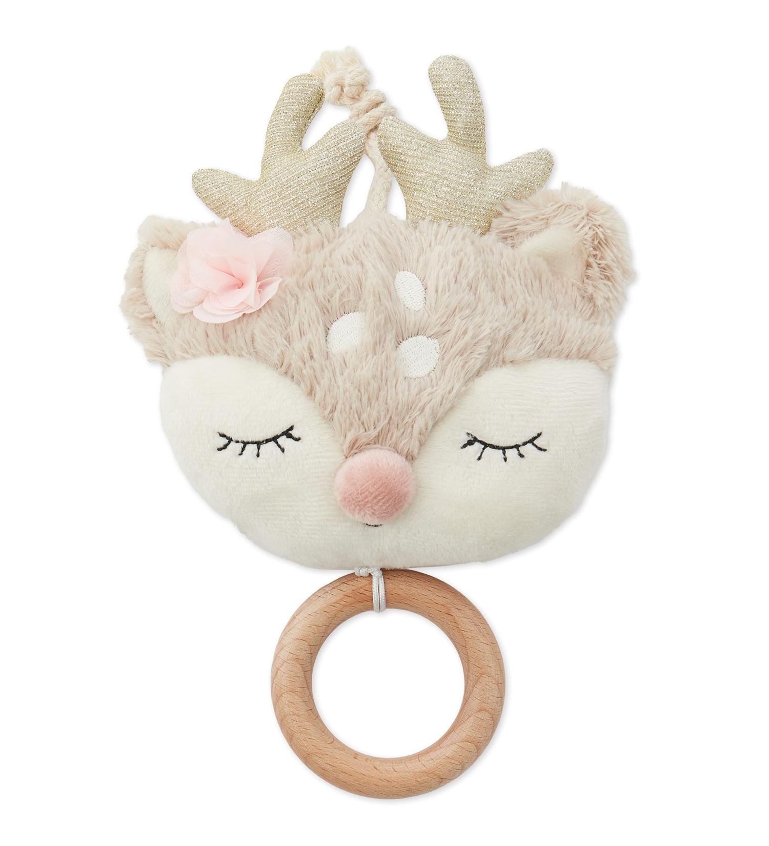 Bieco Comfort Blanket Baby Girl Deer Ella Pink | My Hummy Soft Toy Music Box | Snooze Otter | International Shipping - Buy Online on GoSupps.com