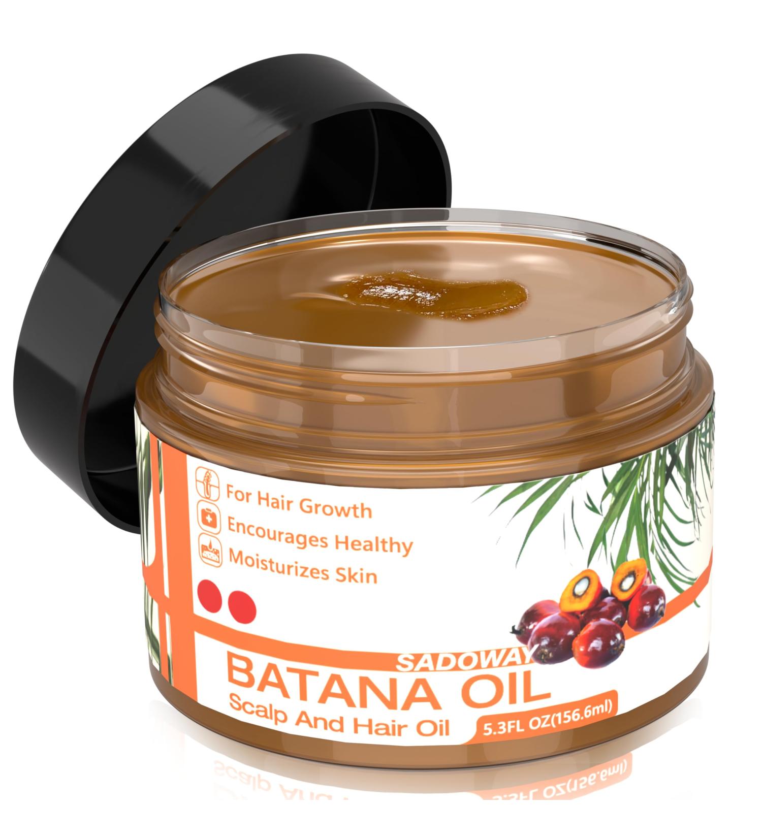 SADOWAY Batana Oil for Hair Growth Organic Oil to Prevent Hair Loss & Moisturize Scalp for Men & Women - International Shipping Available - Buy Online on GoSupps.com