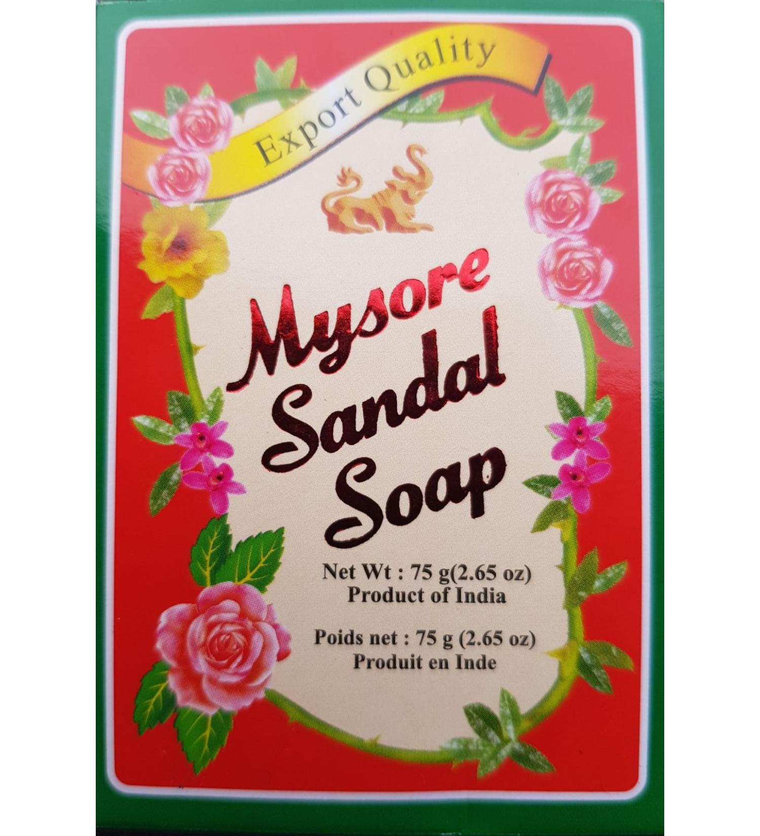Mysore Sandal Soap 75gm (3) by Sandal Soap