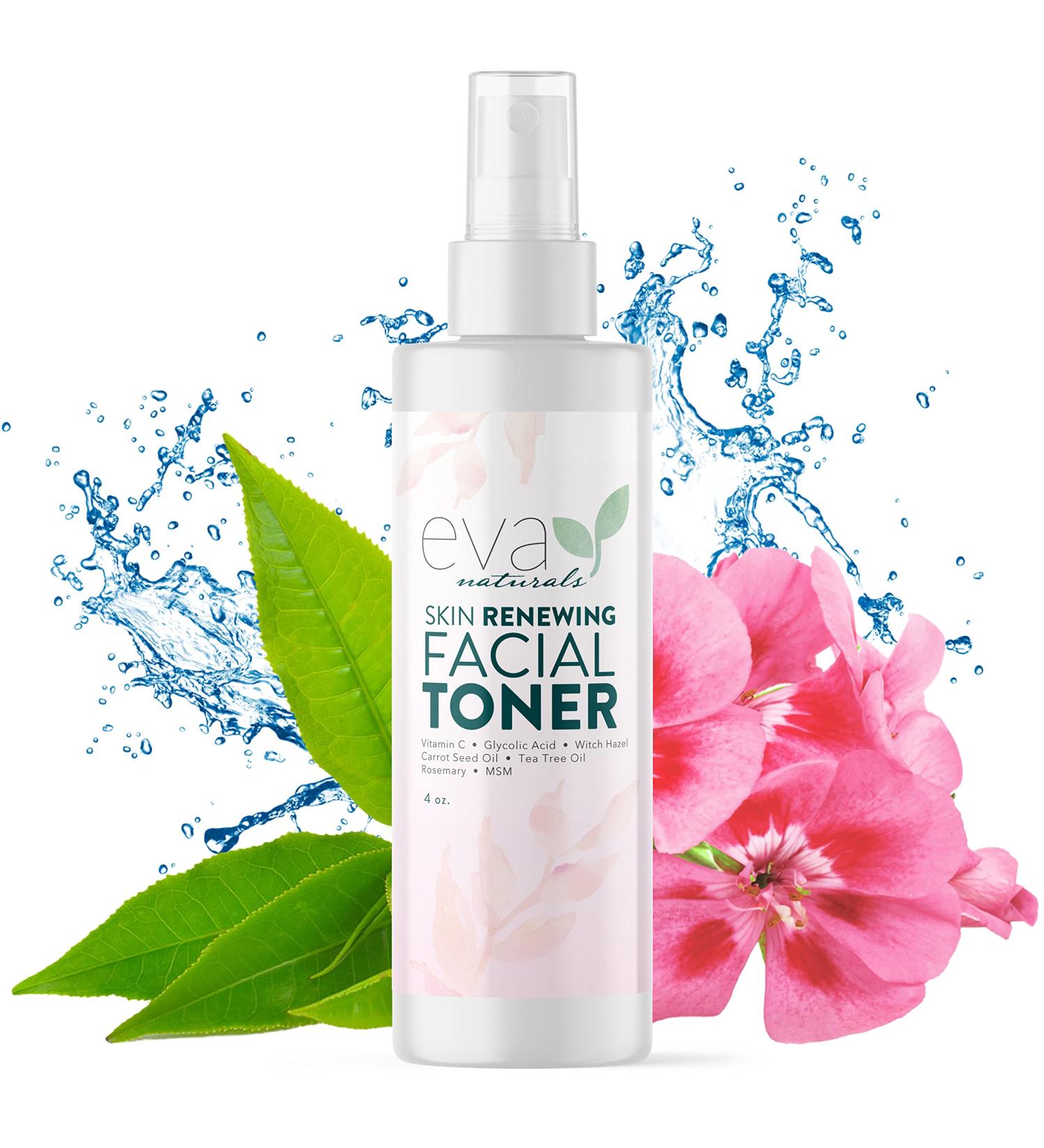 Witch Hazel Toner for Face | Hydrating Facial Toner for All Skin Types | Acne & Oily Skin Solution | 4oz  - Buy Online on GoSupps.com