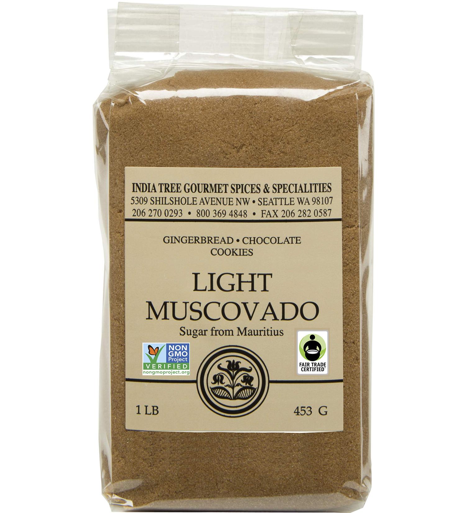 India Tree Light Muscovado Sugar - 16 oz Pack of 6 | Premium Natural Sweetener - Buy Online on GoSupps.com