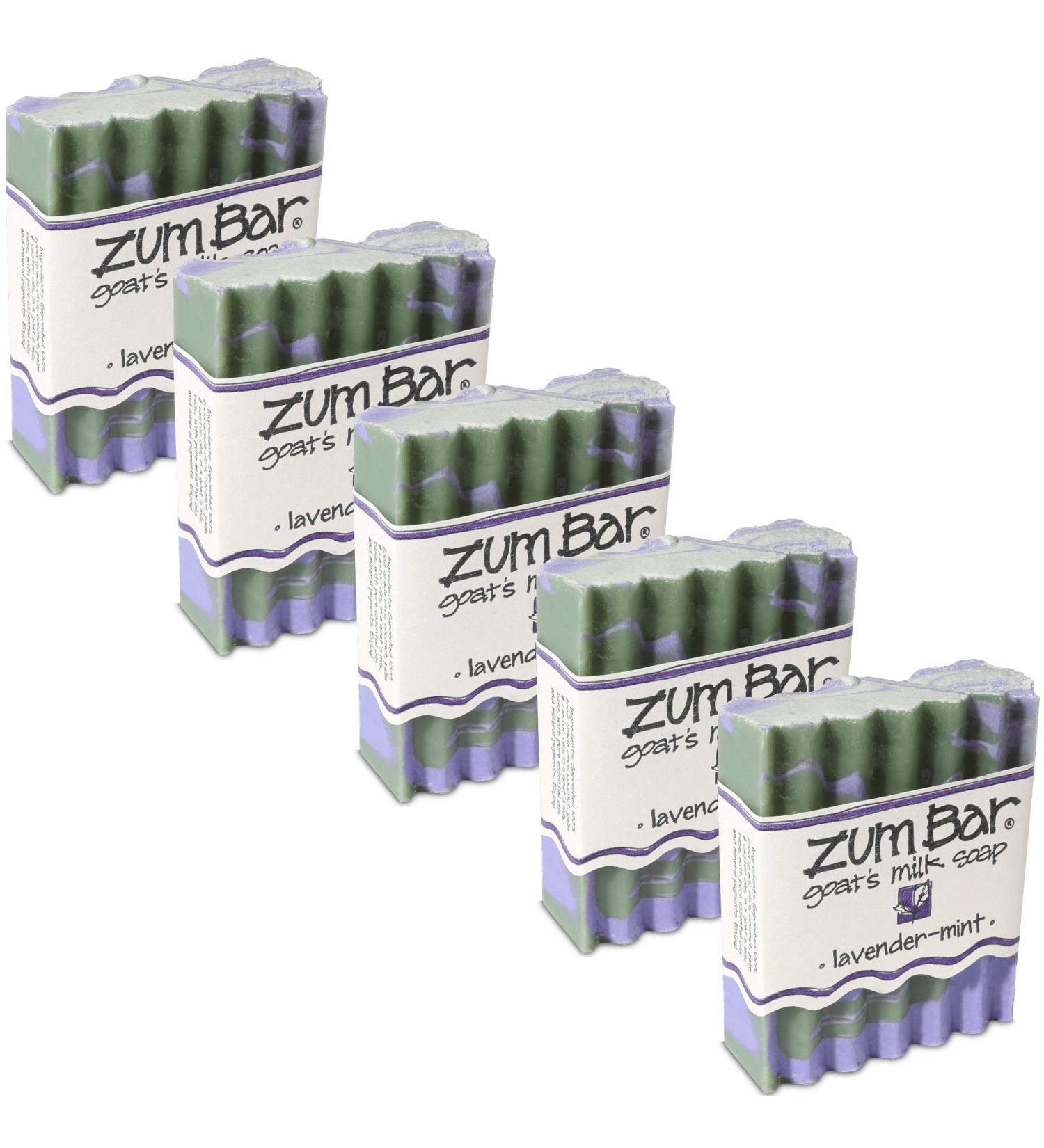 Indigo Wild Zum Bar Lavender-Mint Goat's Milk Soap - 3 oz Natural Cleanser - Buy Online on GoSupps.com