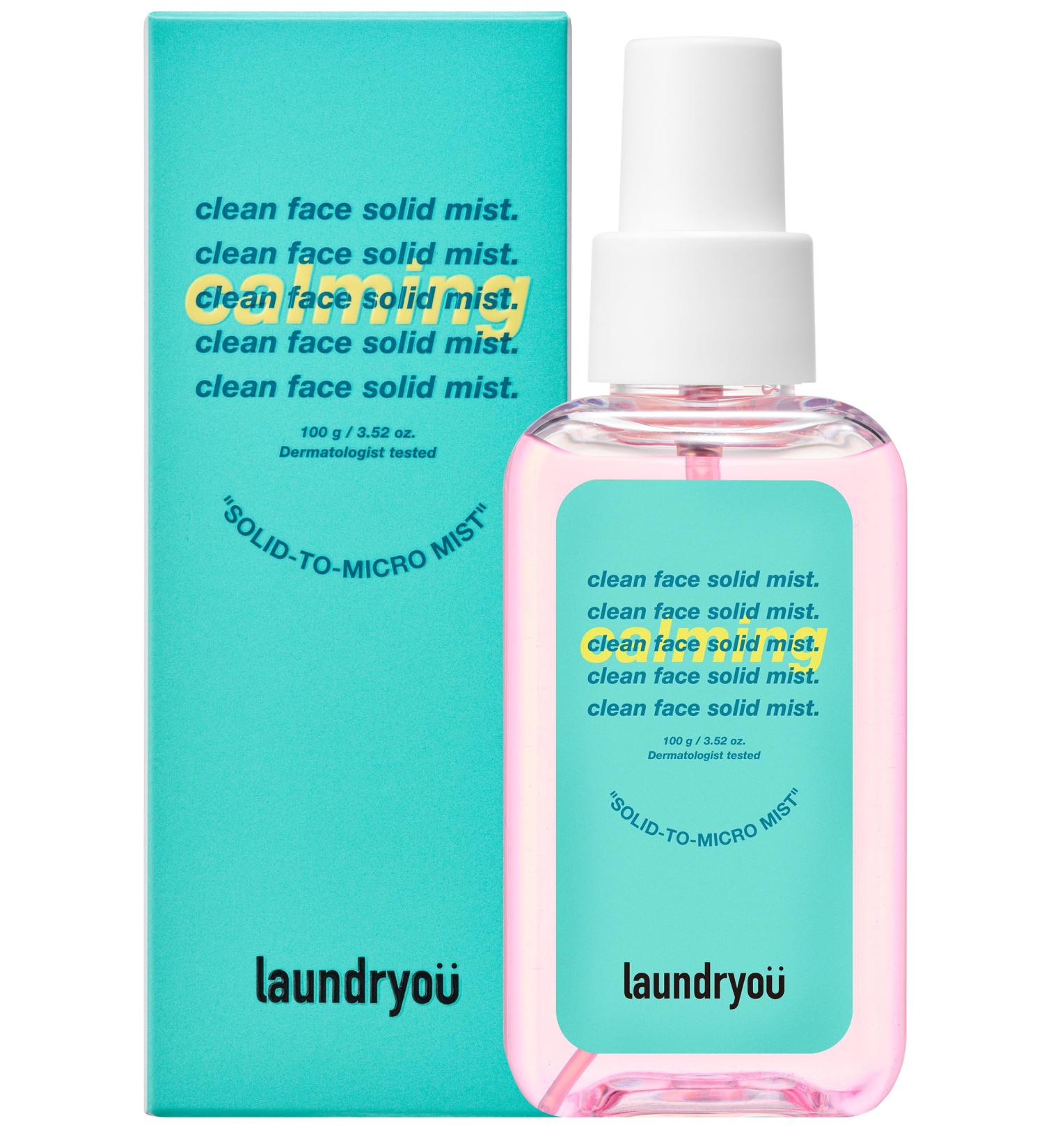 Clean Face Solid Mist - Hydrating Gel Spray for Redness Relief & Soothing Irritated Skin | 3.38 fl. oz | Dermatologist Tested & Hypoallergenic - Perfect for On-the-Go Moisture - Buy Online on GoSupps.com