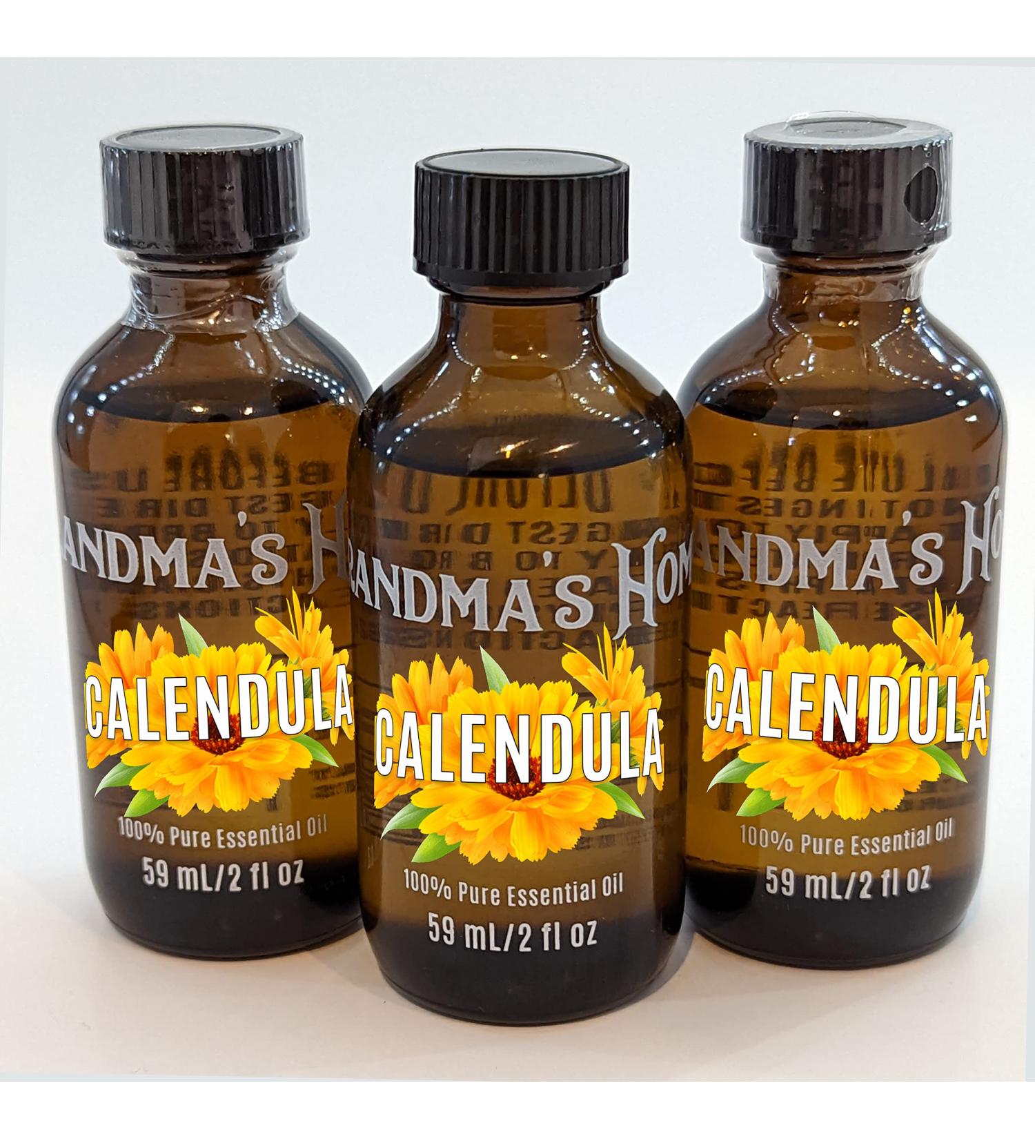Grandma's Home Calendula Essential Oil 3 Pack 100% Pure Essential Oil 2 fl oz - Buy Online on GoSupps.com