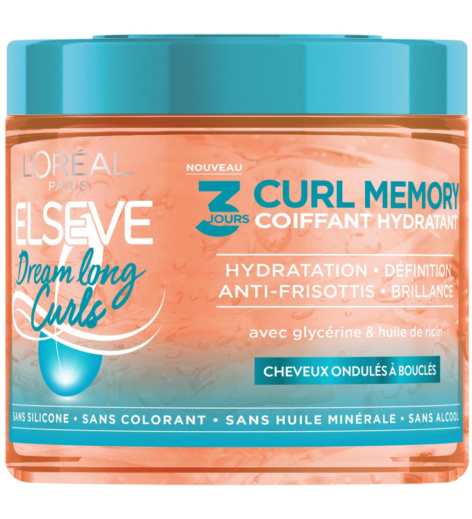 L'Or al Paris LOr al Paris Elseve Dream Long Curls Moisturizing hairstyle 3 days curl memory 400 ml
