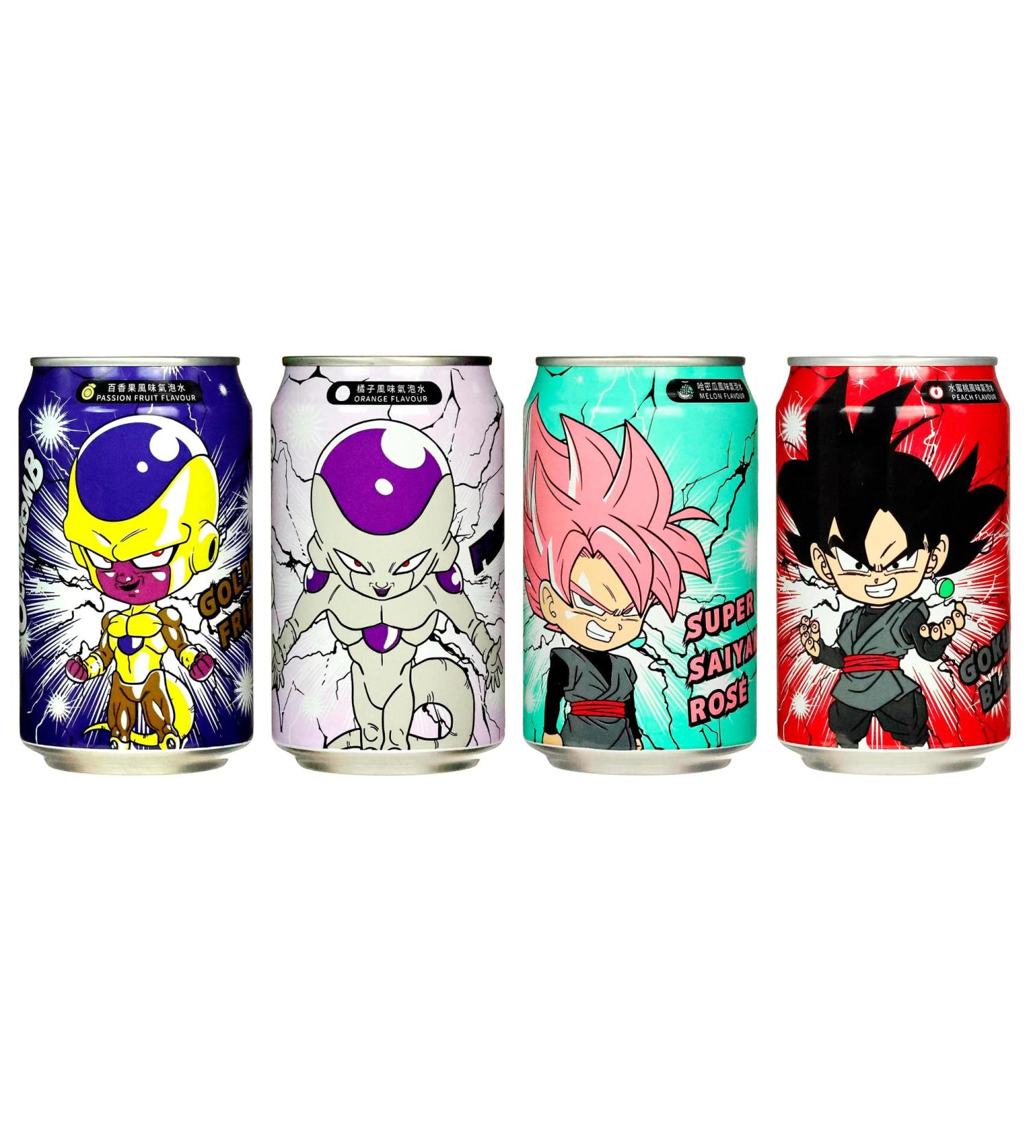 YHB Ocean Bomb Assorted Sparkling Water Dragon Ball Version 330ml (Pack of 4) - Buy Online on GoSupps.com