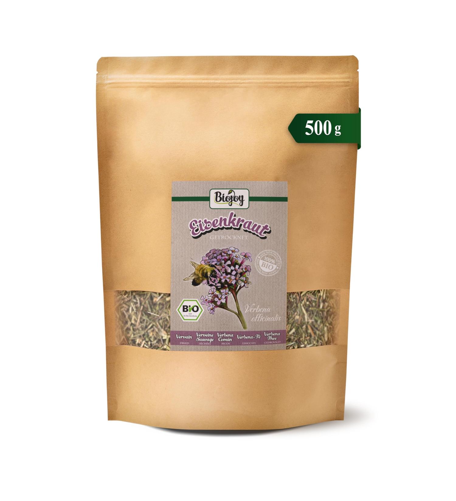  Biojoy Biojoy Organic Verbena tea (500g) dried and cut (Verbena officinalis) - Buy Online on GoSupps.com