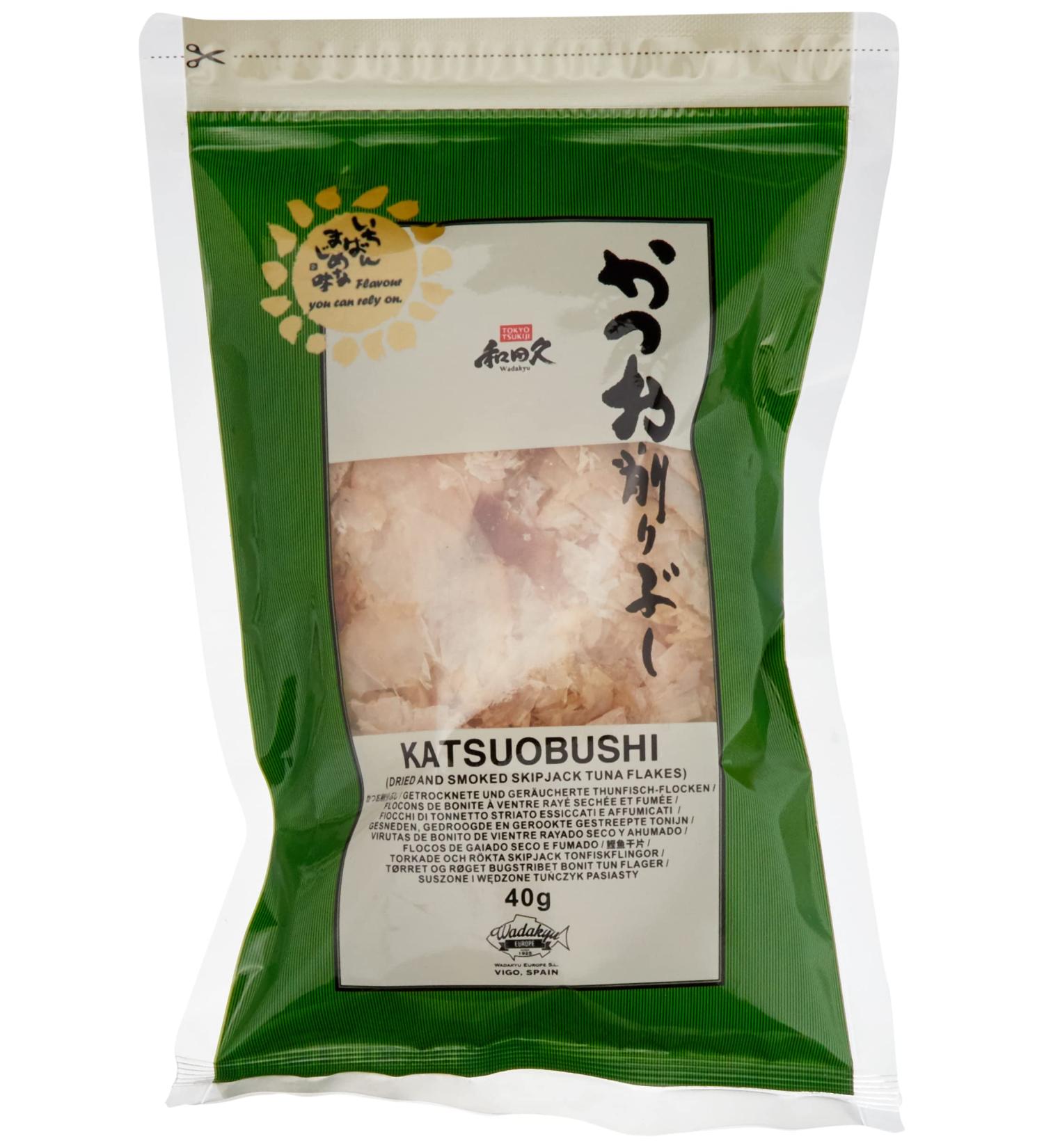 Dried & Smoked Skip Jack Tuna Flakes - 40g | Premium Katsuobushi - Buy Online on GoSupps.com