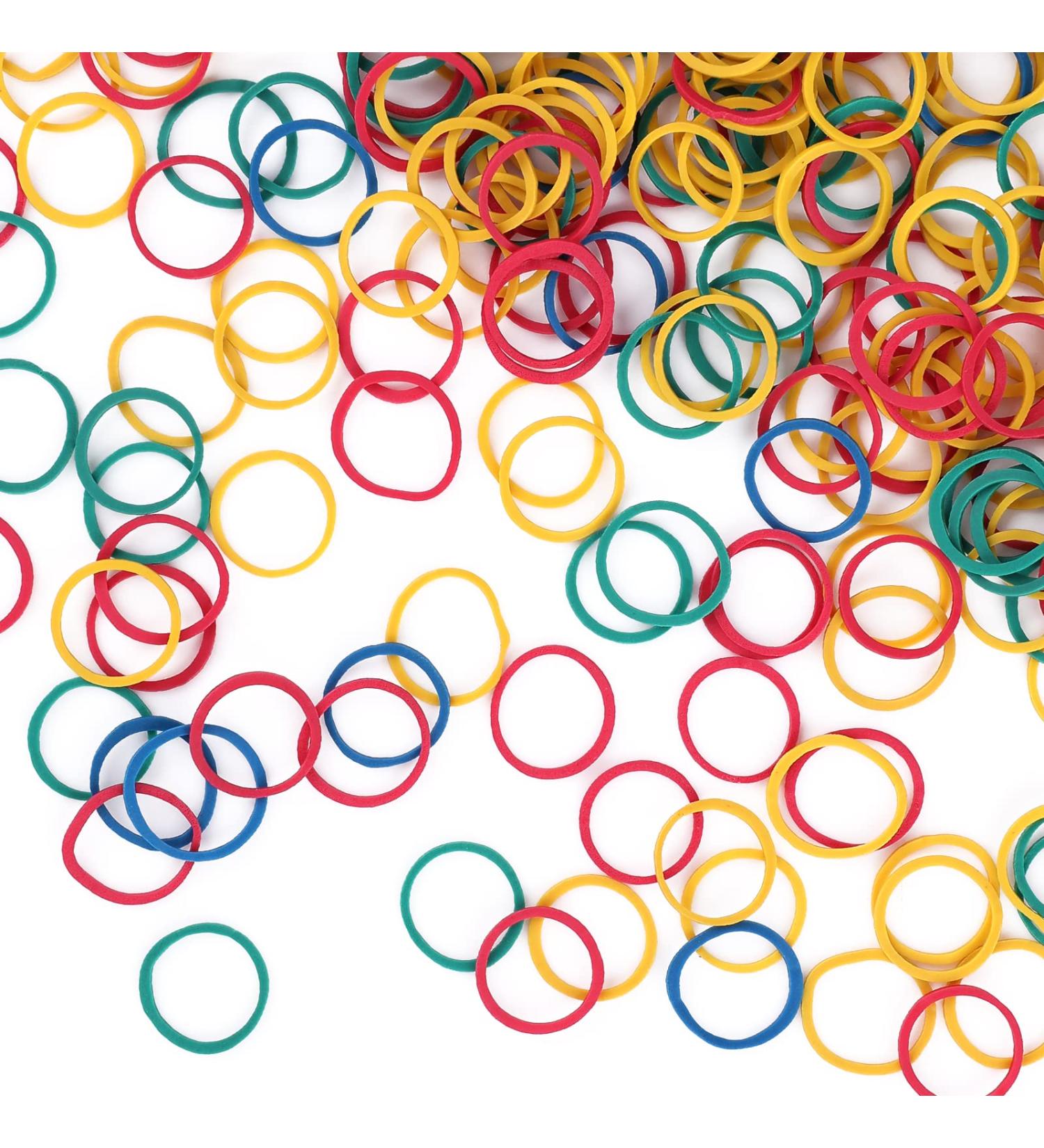Grevosea 1000 Pieces Rubber Bands | Colorful Soft Elastic Hair Ties for Women & Kids | Perfect for Ponytails & Pigtails - Buy Online on GoSupps.com