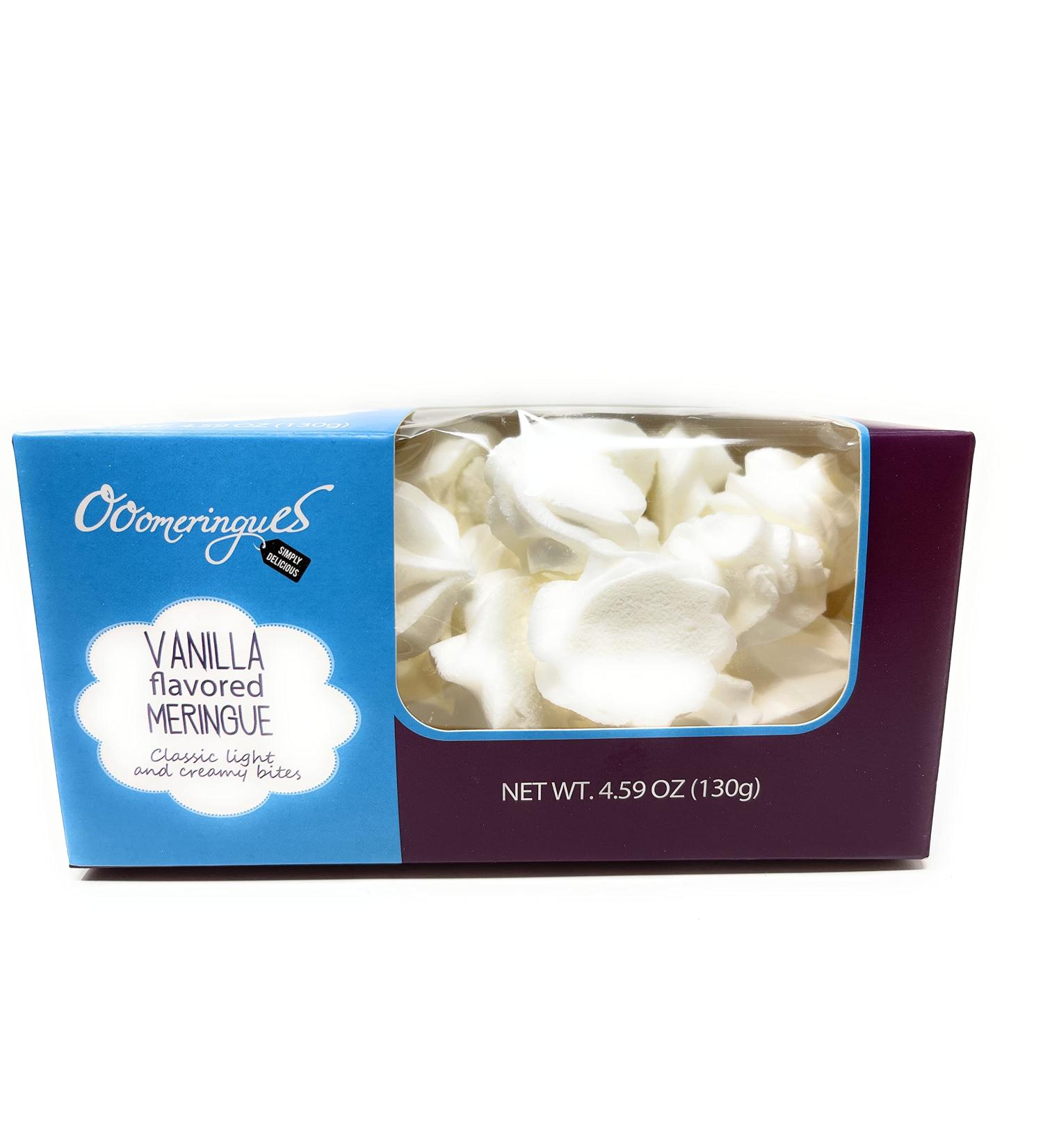 OooMeringues Vanilla Flavored Meringue 4.6 oz - Delicious Treat for Any Occasion - Buy Online on GoSupps.com