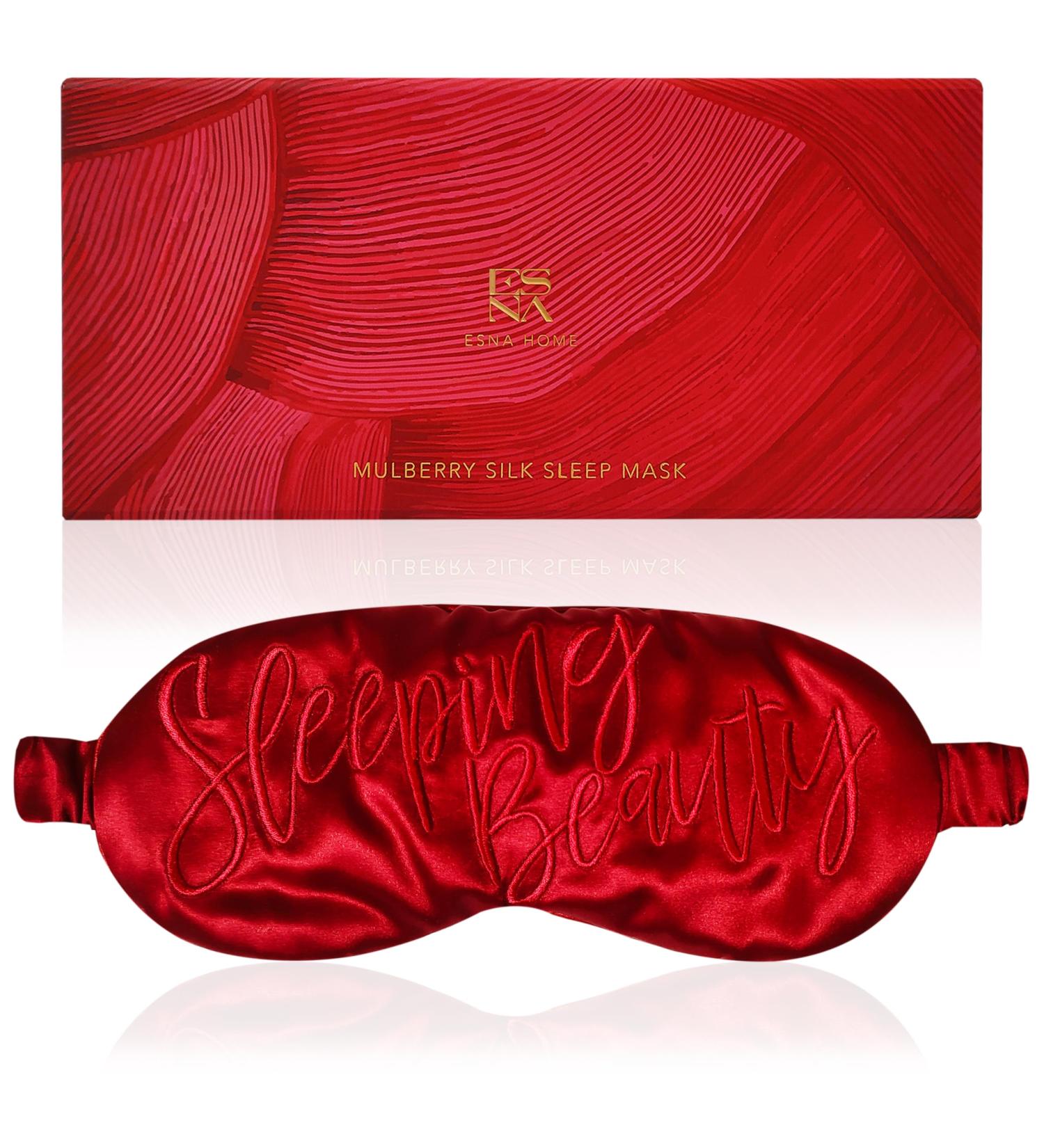 ESNA HOME Luxury Silk Sleep Mask Gift Set | 22-Momme Mulberry Silk Eye Mask | Ultra Comfort | Perfect Gift for Her | Luxury Christmas Present for Women - Buy Online on GoSupps.com