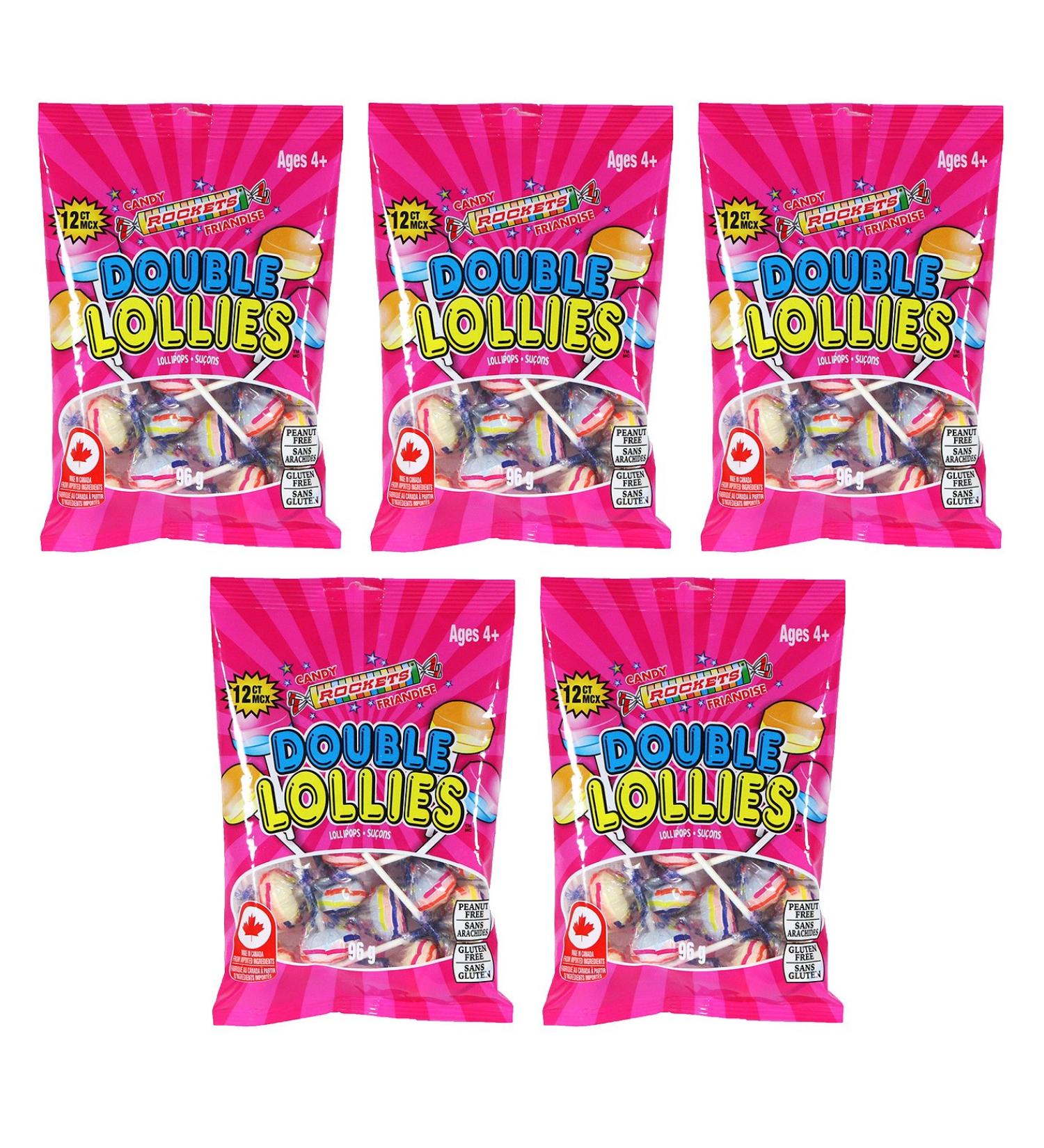 Rockets Double Lollies Lollipops - Total 60 Count 480g - Buy Online on GoSupps.com