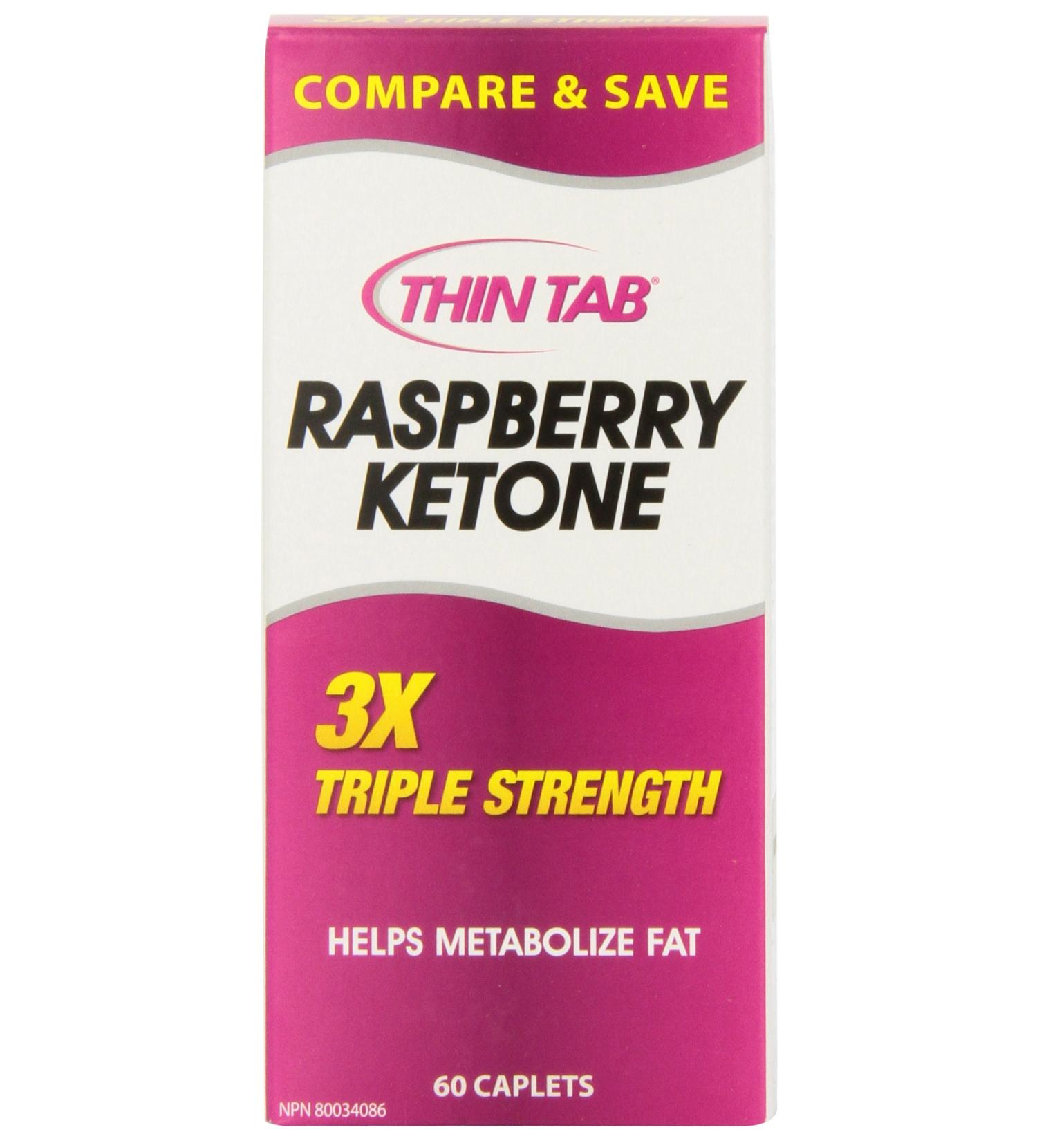 Healthy Natural Systems Thin Tab Raspberry Ketone 3x Triple strength 60 Count Bottle - Buy Online on GoSupps.com