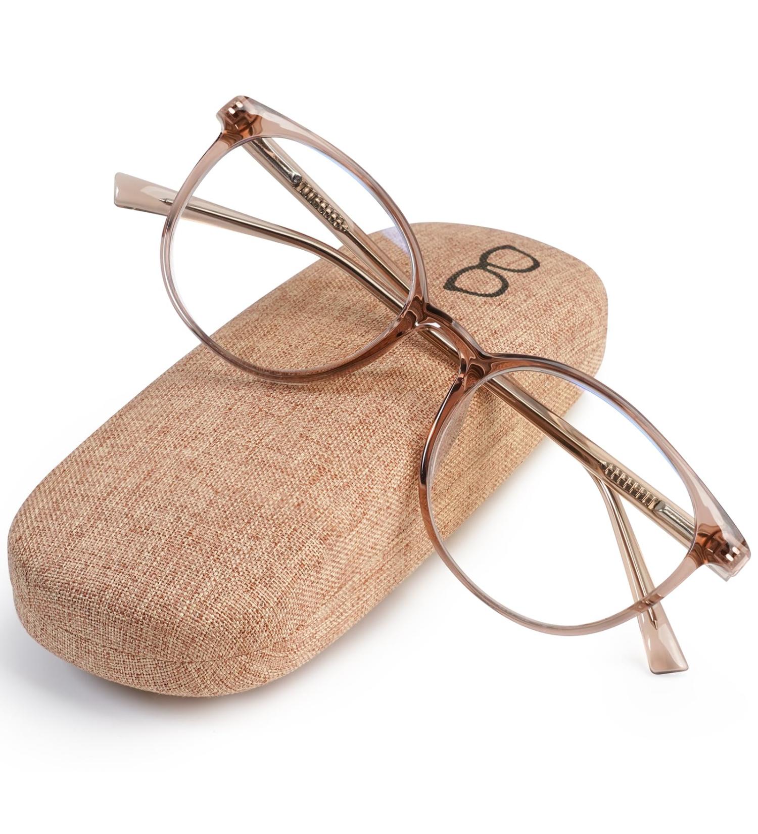 Buy Blue Light Blocking Glasses for Men & Women | Stylish Round Anti-Eyestrain Glasses for Gaming & Reading - Buy Online on GoSupps.com