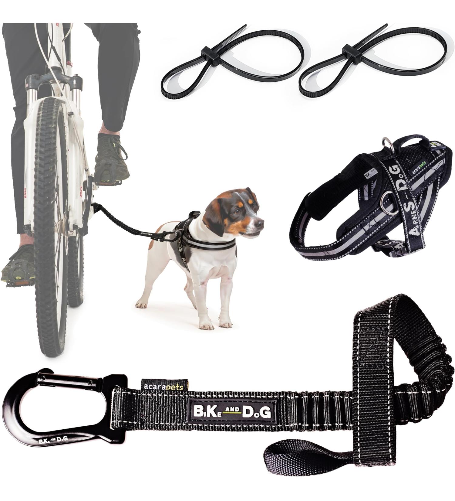 Bike & Dog: Patented Dog Leash & Harness XS | Ideal for Biking Adventures with Your Pet - Buy Online on GoSupps.com