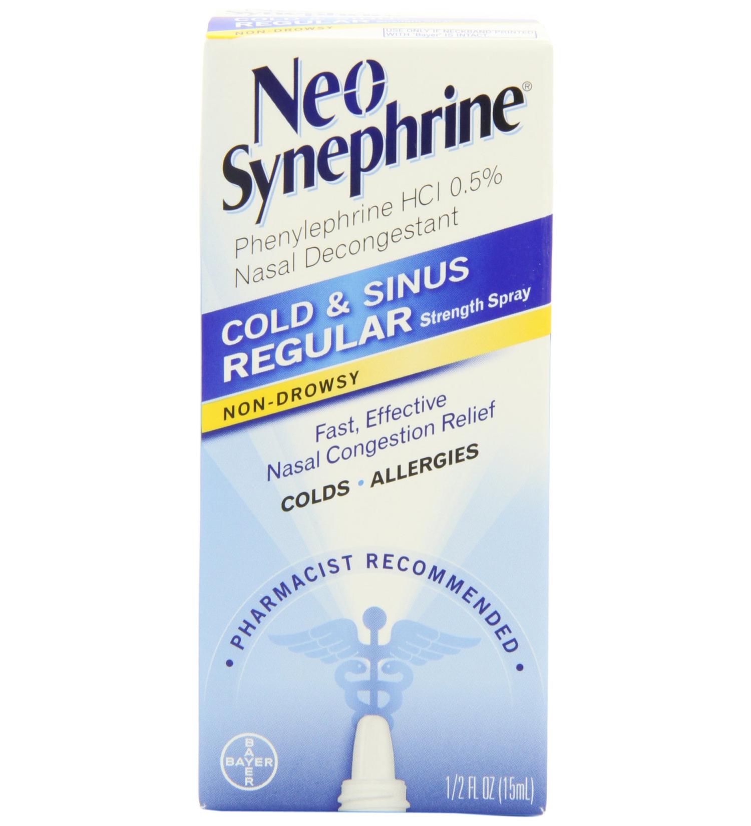 Buy Neo-Synephrine Nasal Spray - Regular Strength 0.5 oz - Fast International Shipping - Buy Online on GoSupps.com