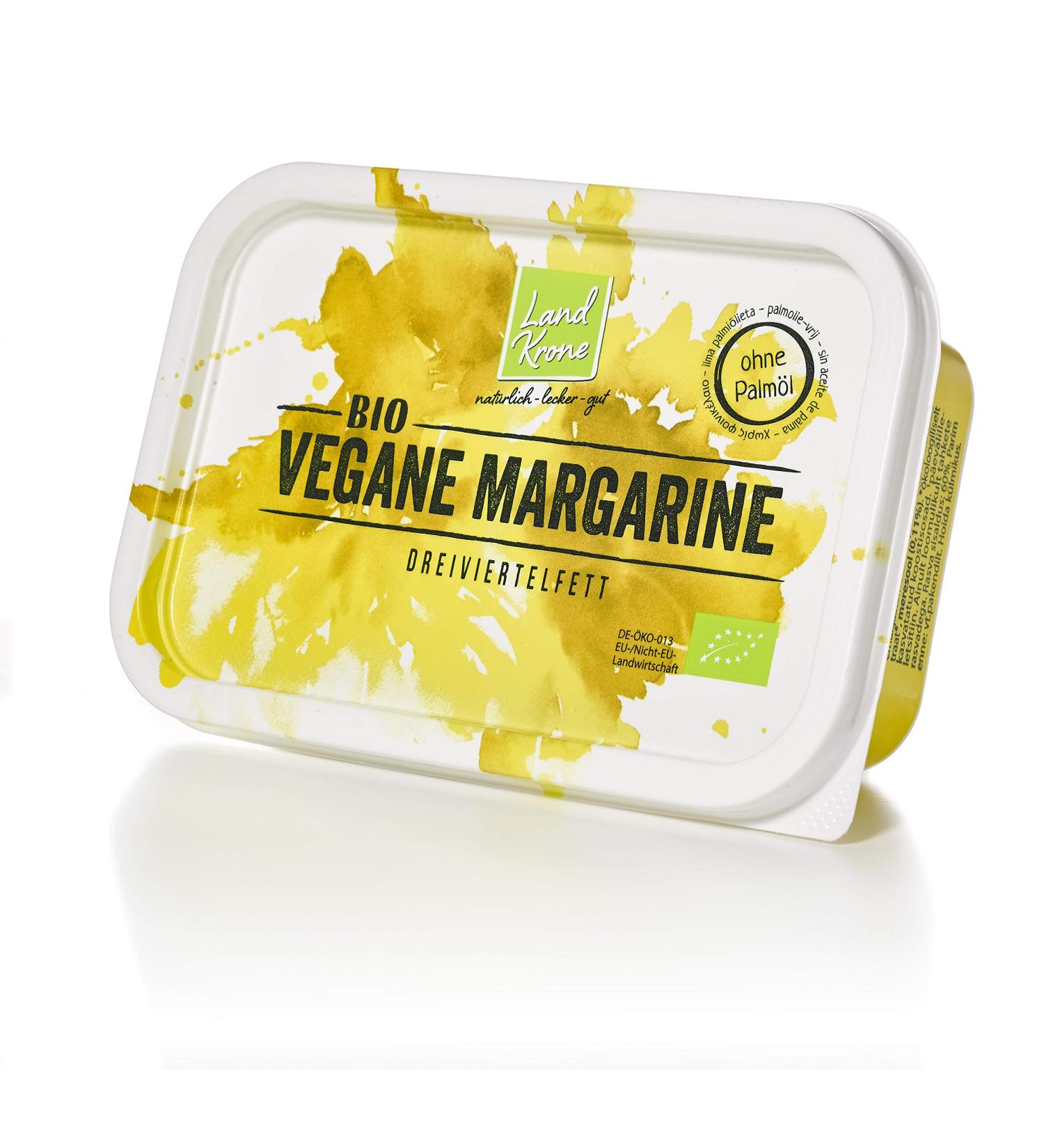 Landkrone Organic Vegan Margarine 250 g without palm oil I palm oil free