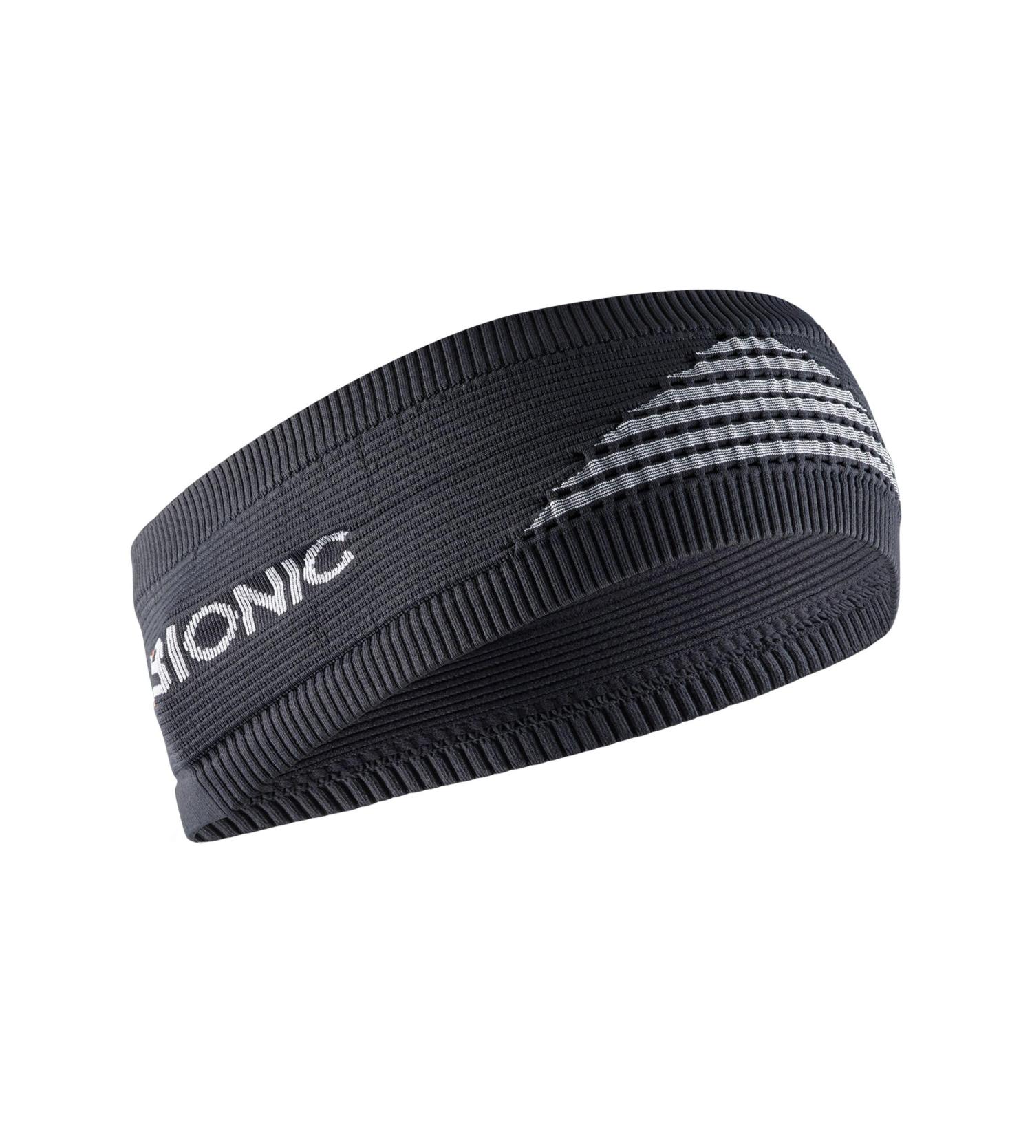 X-Bionic Unisex Adult Headband - Charcoal/Pearl Grey | International Shipping Available - Buy Online on GoSupps.com