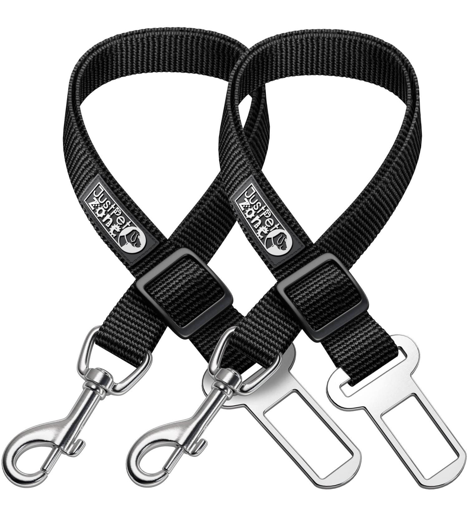 Adjustable Dog Safety Belt for Car-Dog Seat Belt for Car -Dog Car Harness | Pet Travel Accessories. (Black) - Buy Online on GoSupps.com