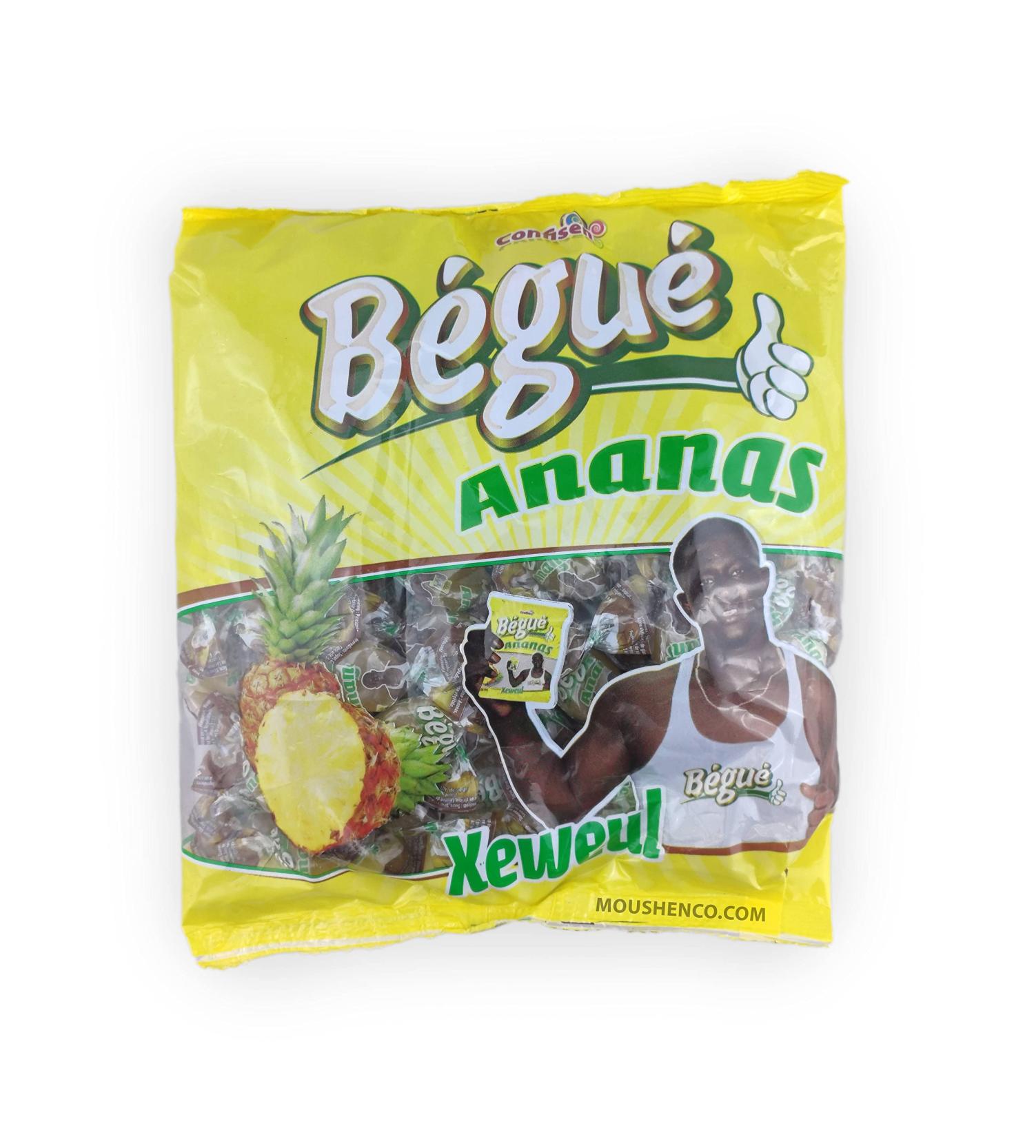 Pineapple Candy 100 pcs Bégué Sucrerie Pineapple Candy Senegal Africa