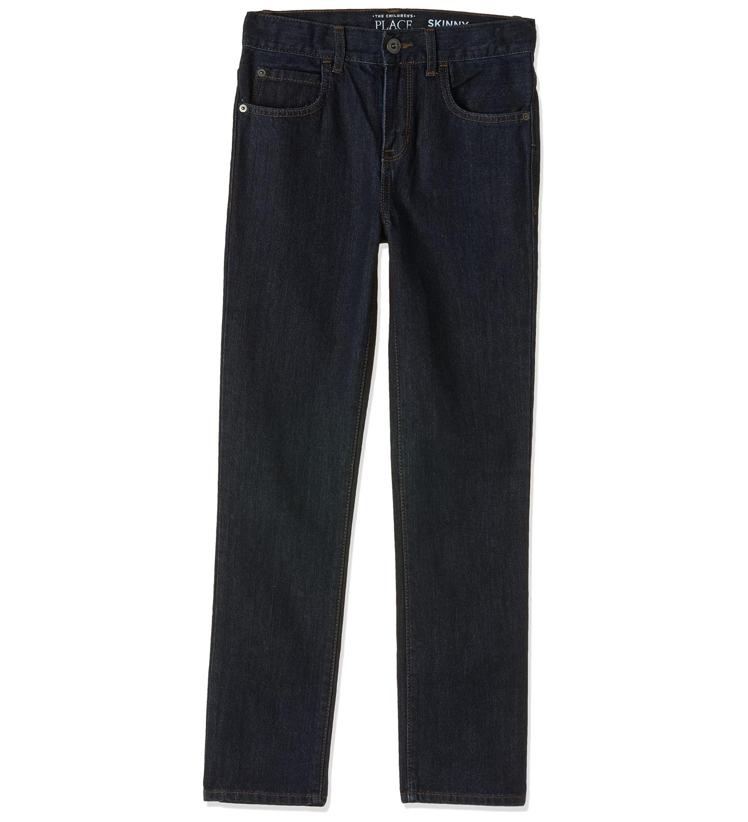 The Children's Place Boys Skinny Jeans - Size 10 Slim - Dark Rinse Wash - Buy Online on GoSupps.com
