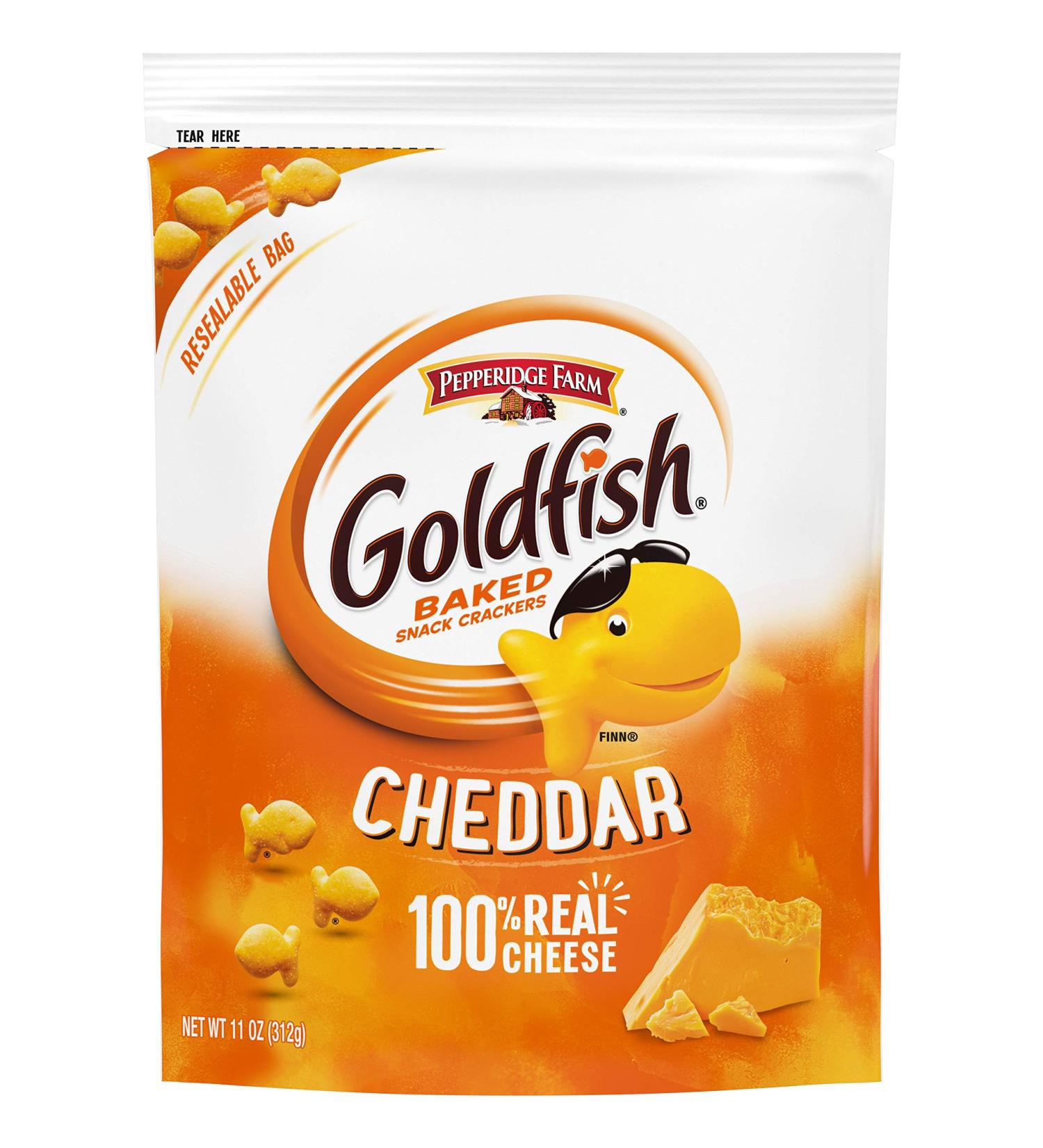Pepperidge Farm Goldfish Cheddar Crackers 11 Oz. Resealable Bag - Snack Crackers - Buy Online on GoSupps.com