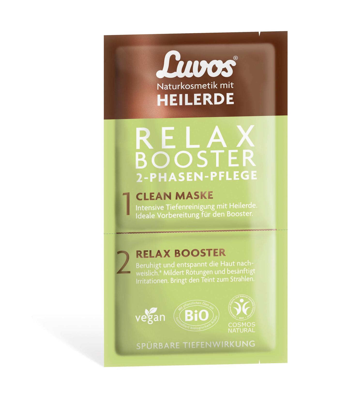 Luvos Wellness and Beauty Relax Booster Clean Mask - Revitalize Skin (2x7.5 ml) | Buy Internationally - Buy Online on GoSupps.com