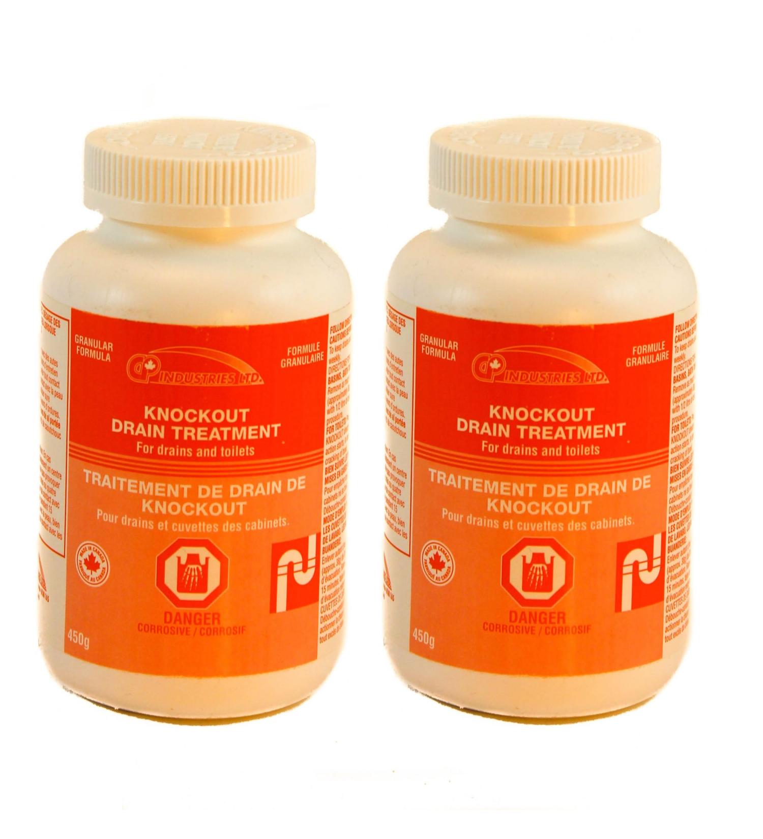 Knockout Pellet Drain Treatment - 2x 450g Bottles