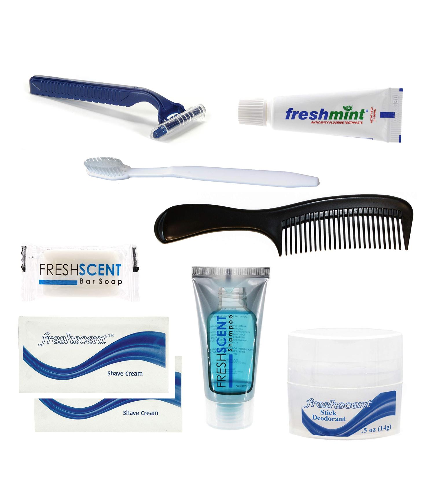 Wholesale Deluxe Hygiene Kits & Toiletries - Bulk Case for Men & Women - 24 Kits - Buy Online on GoSupps.com