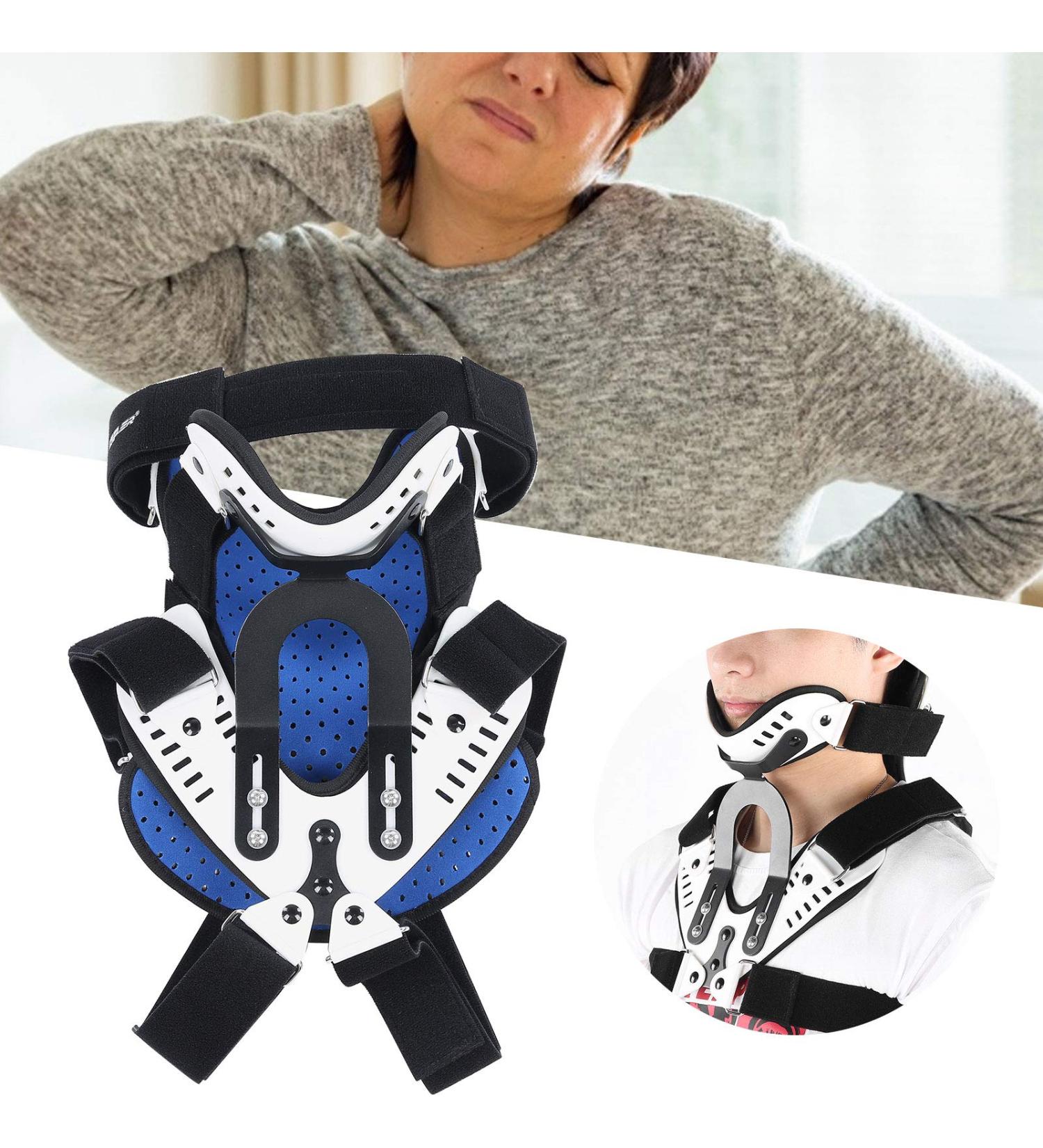 Foojo Halskrause - Adjustable Neck Tractor for Spine Pain Relief | Comfortable & Effective Work Support - Buy Online on GoSupps.com