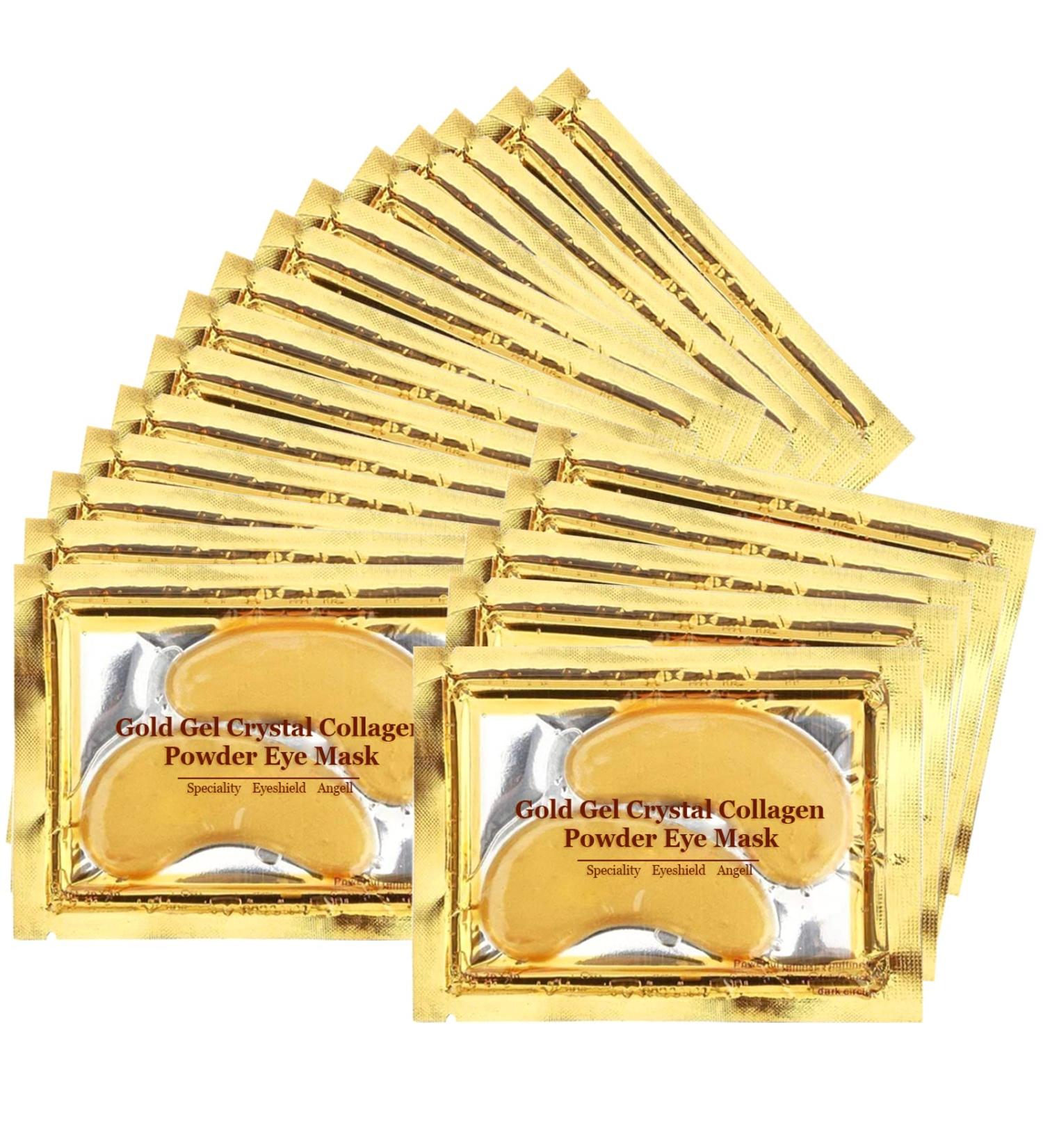 Adofect 24k Gold Under Eye Patches for Puffy Eyes & Dark Circles - 30 Pairs - Buy Online on GoSupps.com
