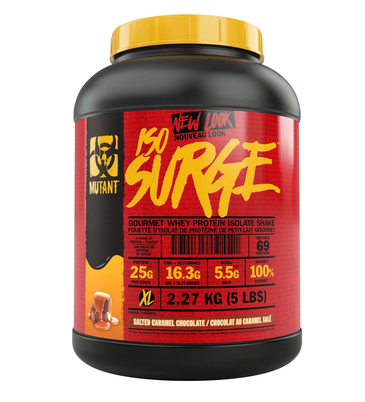 Buy Mutant Iso Surge 5lbs - Salted Caramel Chocolate | High-Quality Protein Powder for Muscle Gain & Recovery - Buy Online on GoSupps.com