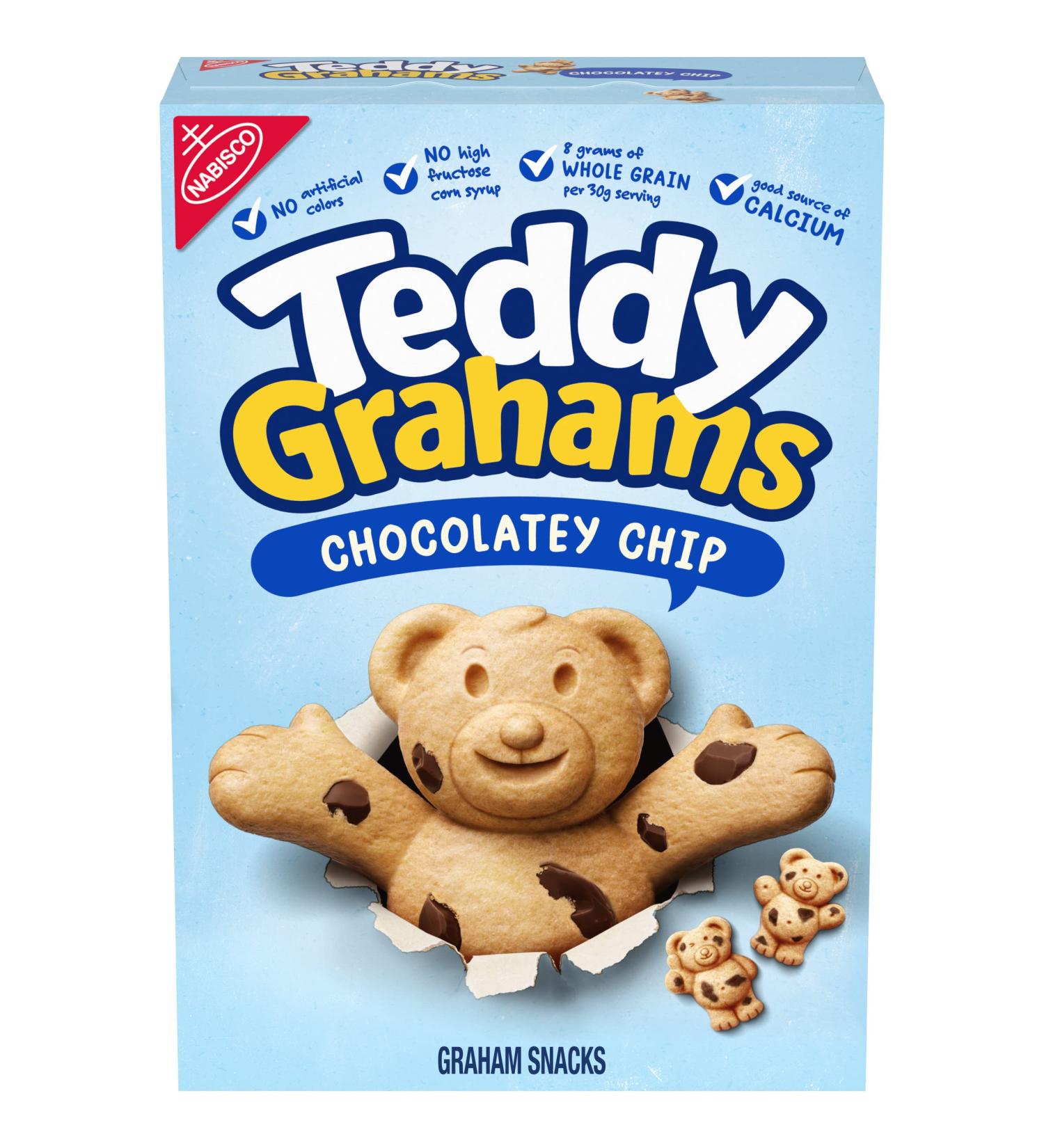 Teddy Grahams Chocolatey Chip Graham Snacks - 10 oz | Delicious and Crunchy Treat - Buy Online on GoSupps.com