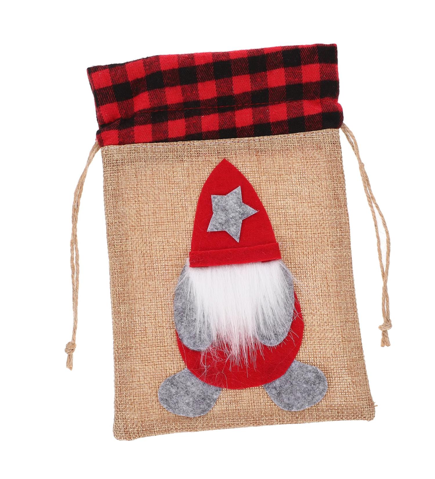 PRETYZOOM Christmas Candy Bag Christmas Bag Bags Goody Bags Wrapping Bag Present Bags Burlap Bag Baby 22.50X14.50X0.50CM Red - Buy Online on GoSupps.com