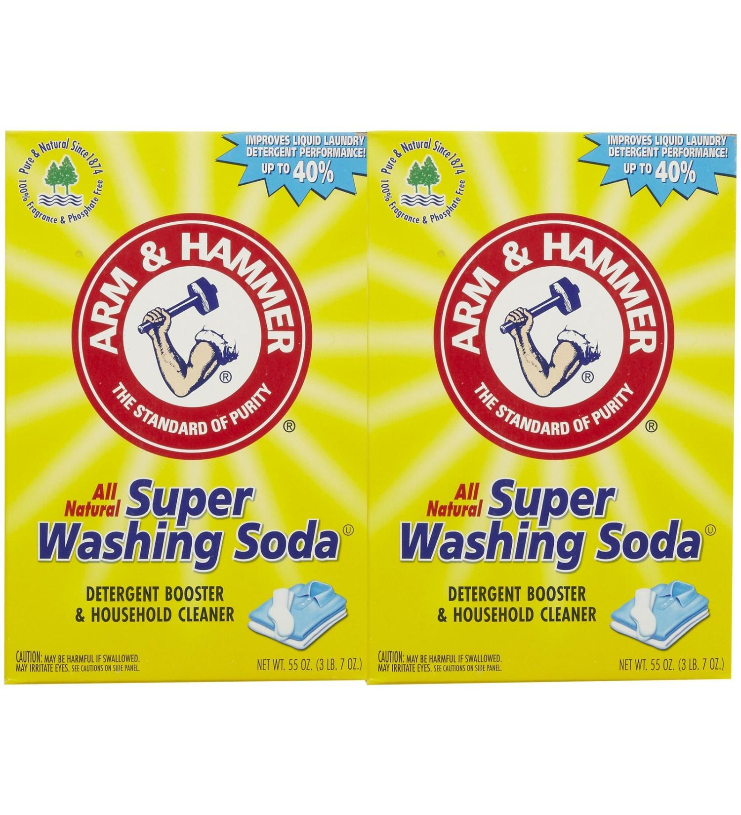 Arm & Hammer Super Washing Soda 55 oz Pack of 2