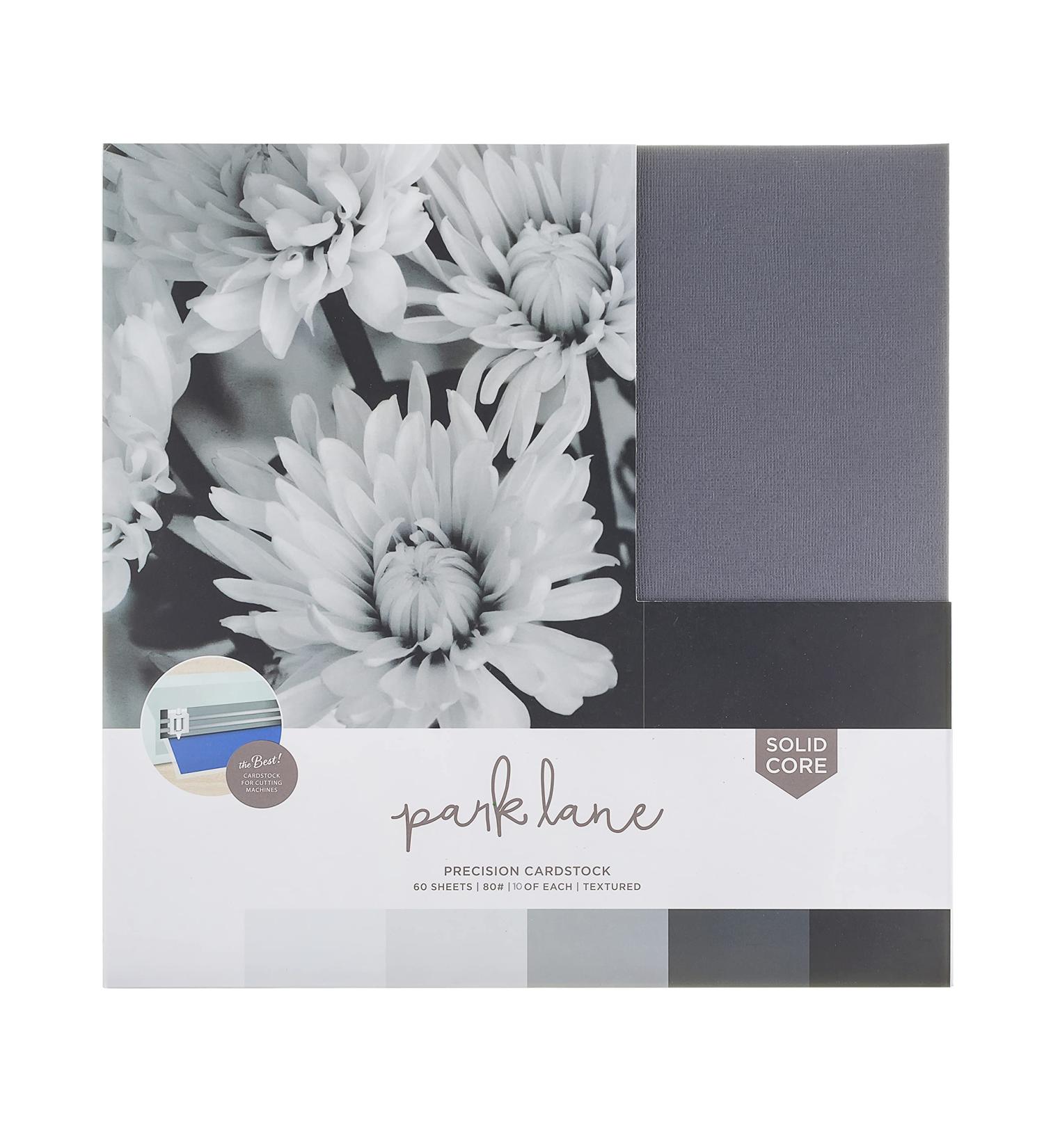 Cardstock 12x12 Variety Pack 60 Sheets | Premium 80lb Textured Scrapbook Paper | Double Sided Card Stock for Crafts | Black & Gray - Buy Online on GoSupps.com