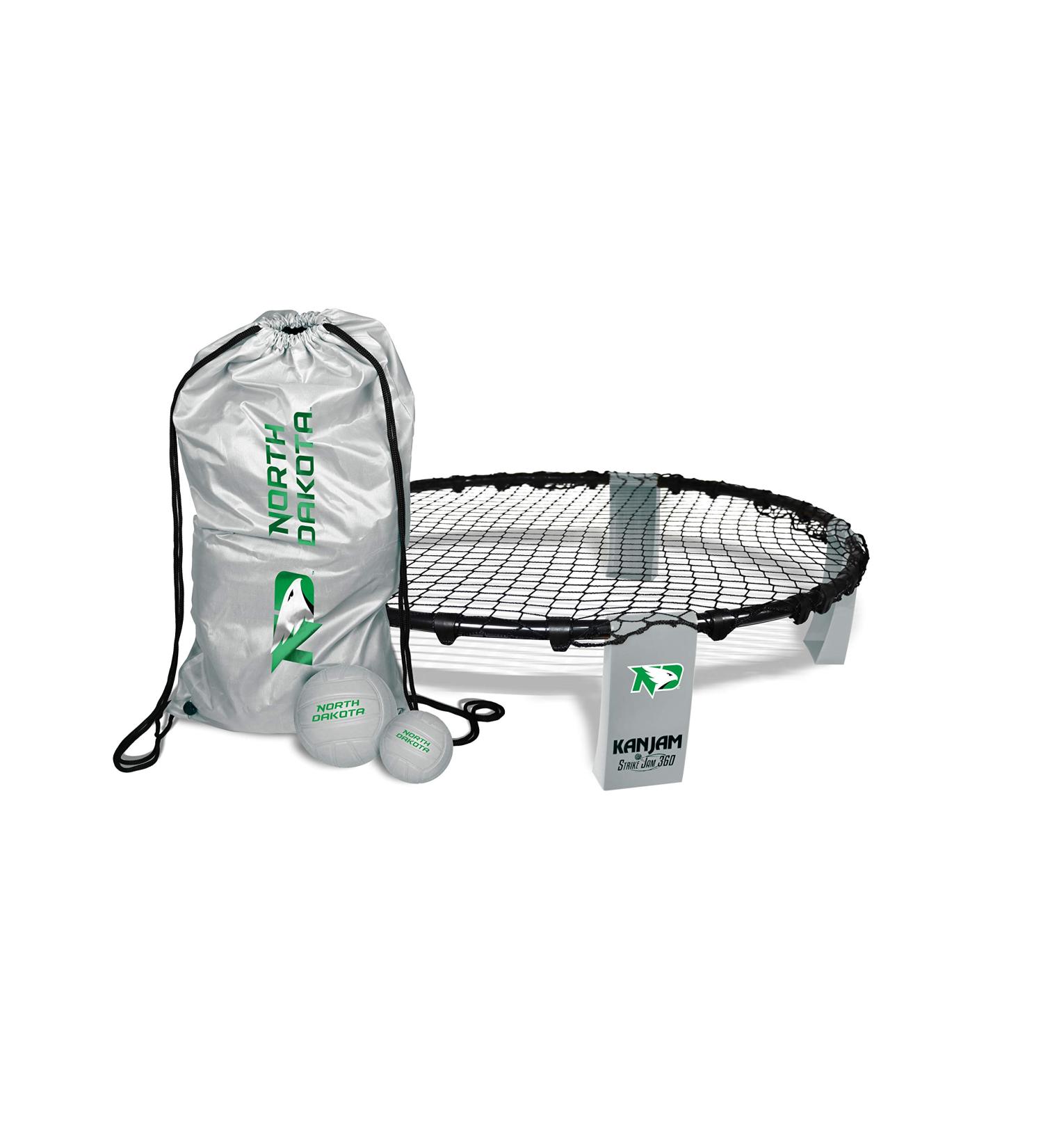 NCAA Licensed North Dakota Fighting Hawks Kan Jam Strike Jam 360 Roundnet Outdoor Games Set - Buy Online on GoSupps.com